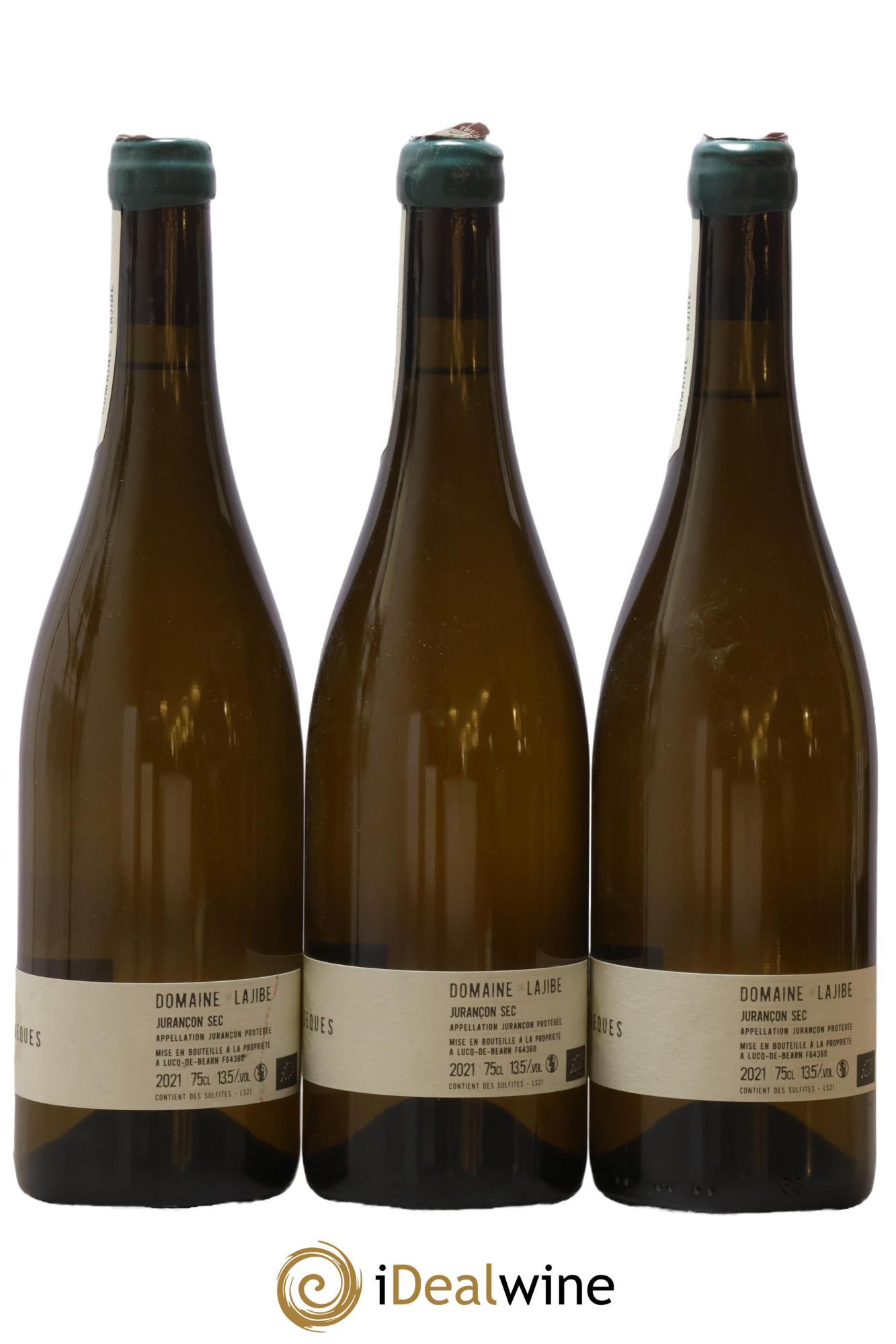 Jurançon sec Serres-Seques Domaine Lajibe - Jean-Baptiste Semmartin 2021 - Lot de 3 bouteilles - 1