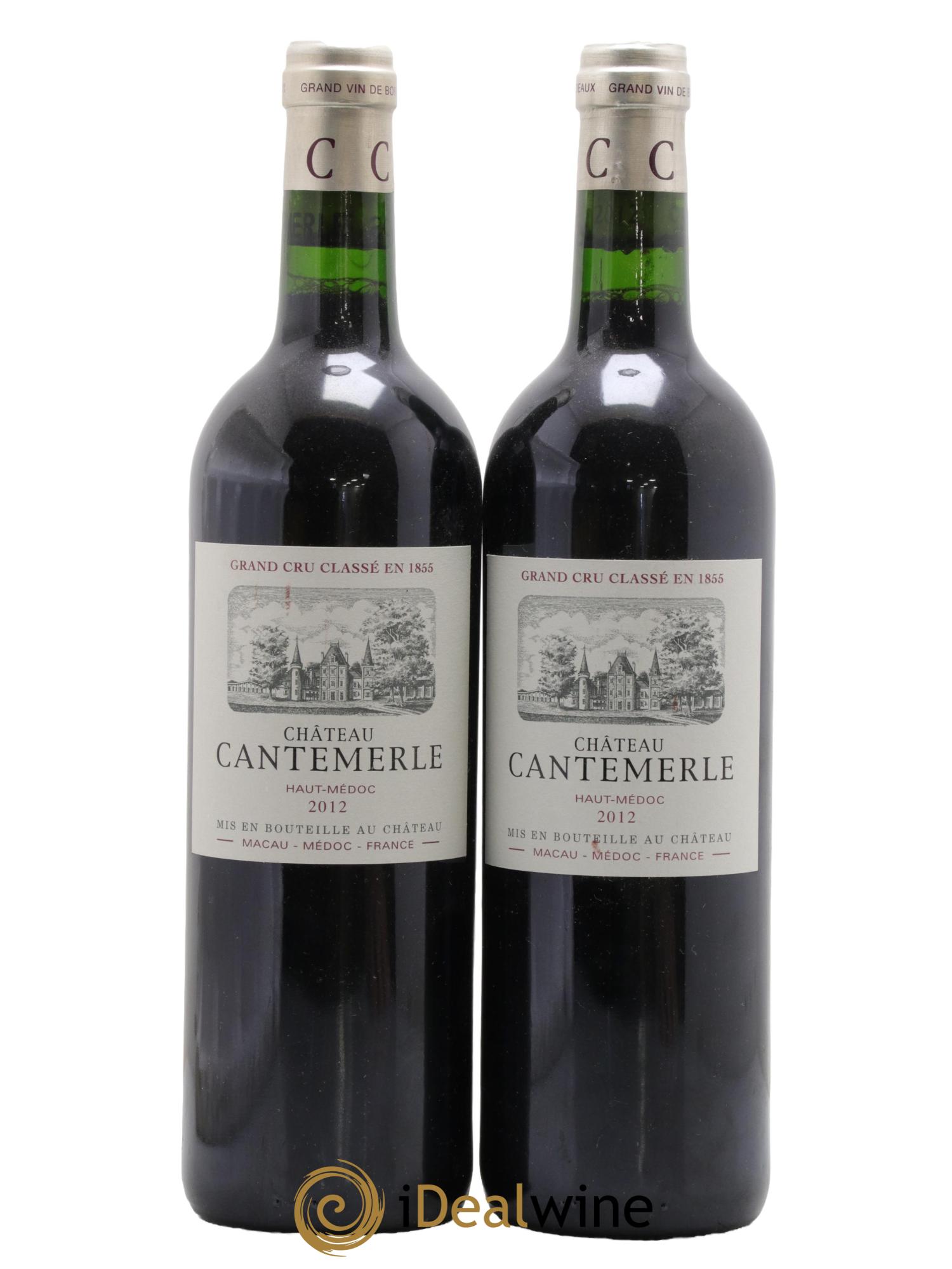 Château Cantemerle 5ème Grand Cru Classé 2012 - Lot de 2 bouteilles - 0