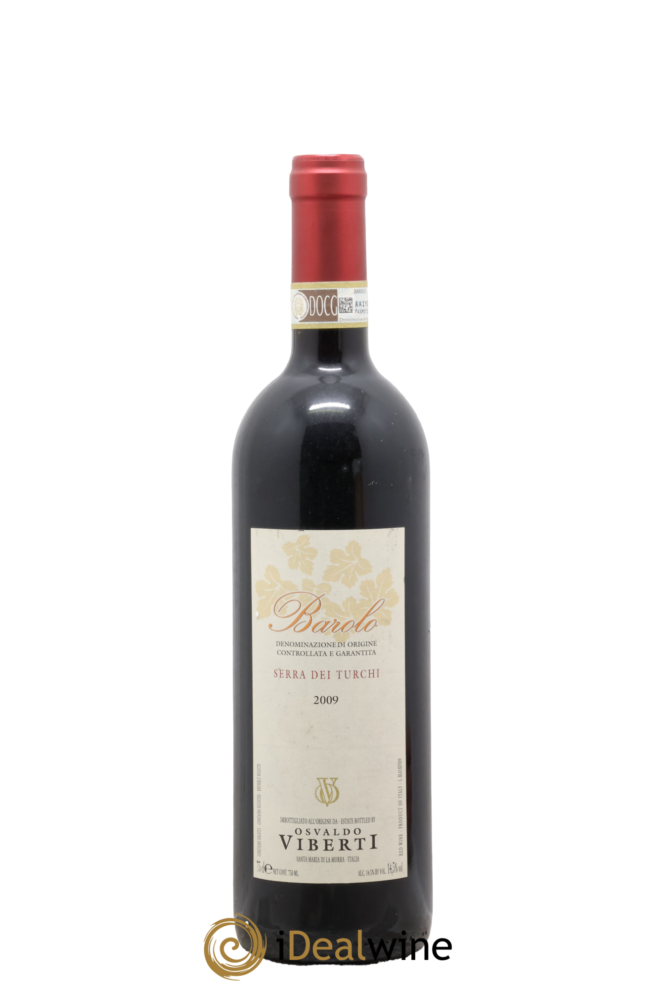 Barolo Serra Dei Turchi Osvaldo Viberti 2009 - Lot de 1 bouteille - 0