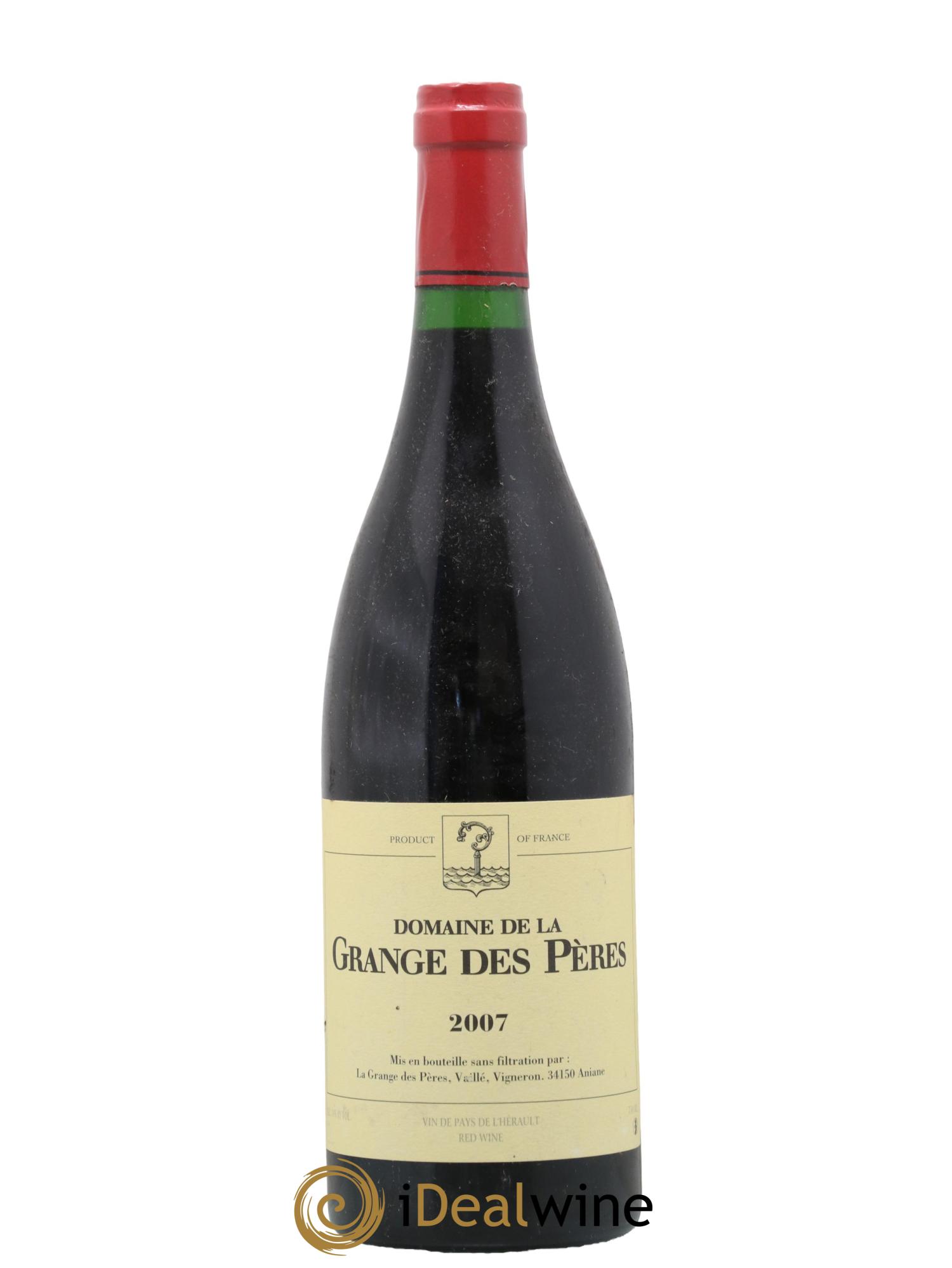Pays d'Hérault Grange des Pères Laurent Vaillé 2007 - Lot de 1 bouteille - 0