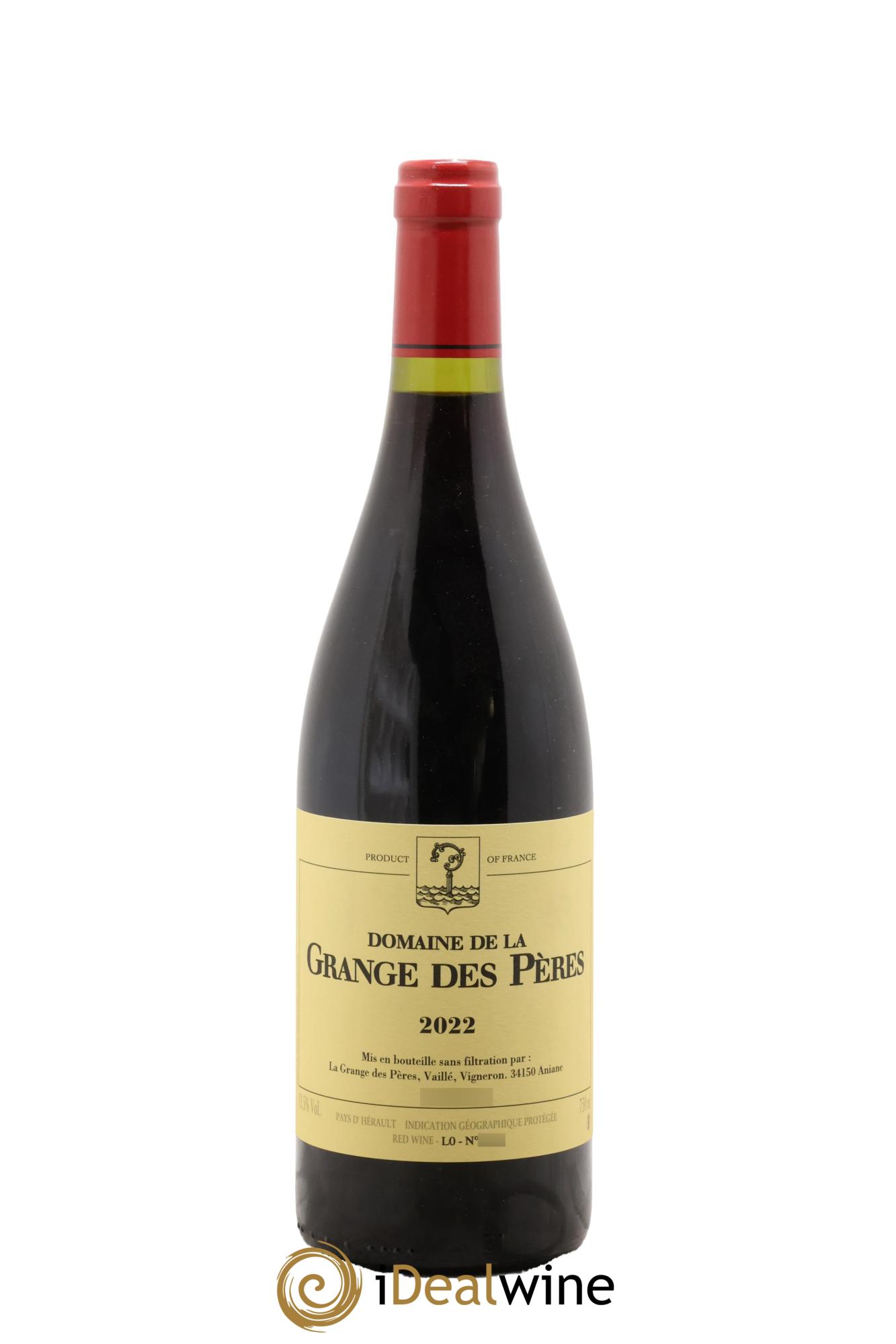 Pays d'Hérault Grange des Pères Laurent Vaillé 2022 - Posten von 1 Flasche - 0