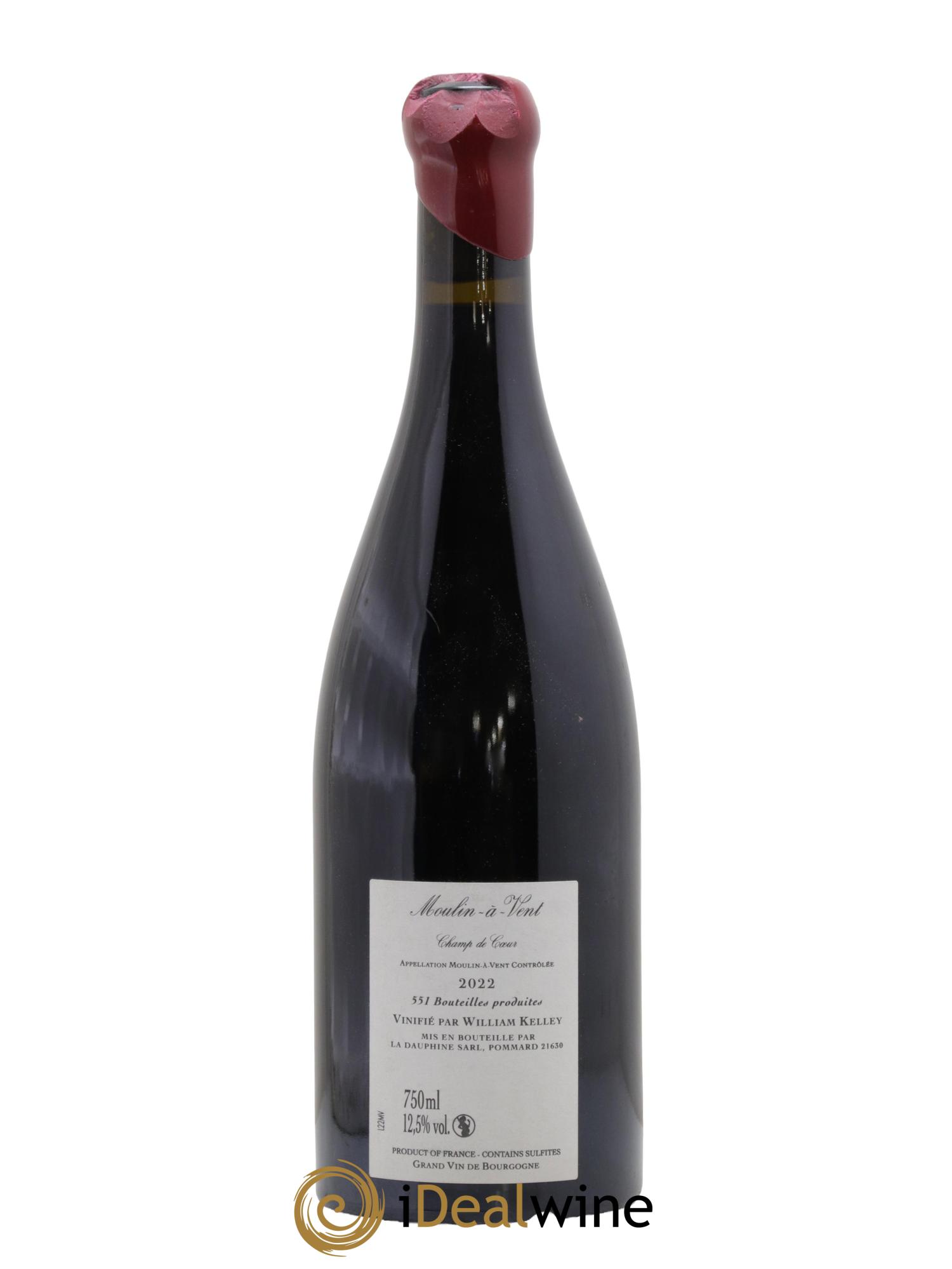 Moulin à Vent William Kelley 2022 - Lotto di 1 bottiglia - 1