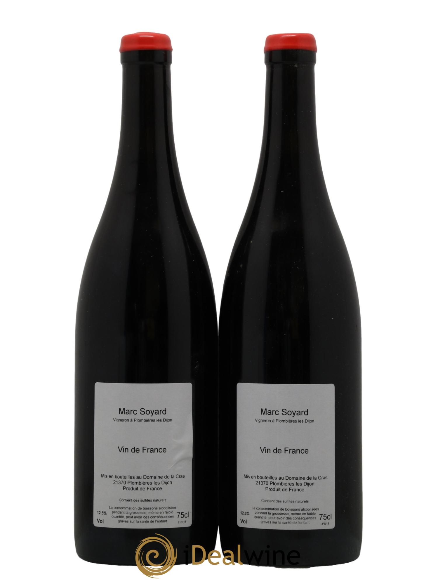 Vin de France H N Marc Soyard 2018 - Lot de 2 bouteilles - 1