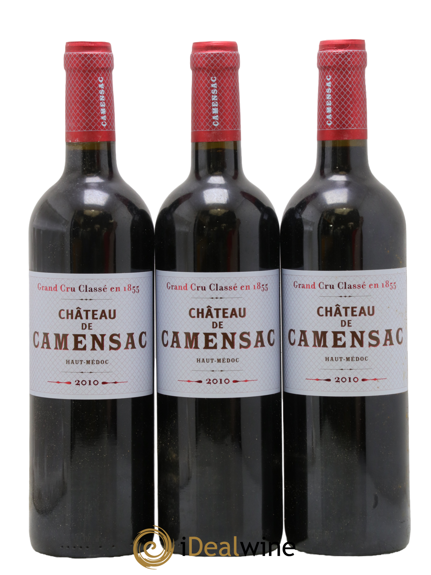 Château Camensac 5ème Grand Cru Classé 2010 - Lot de 3 bouteilles - 0