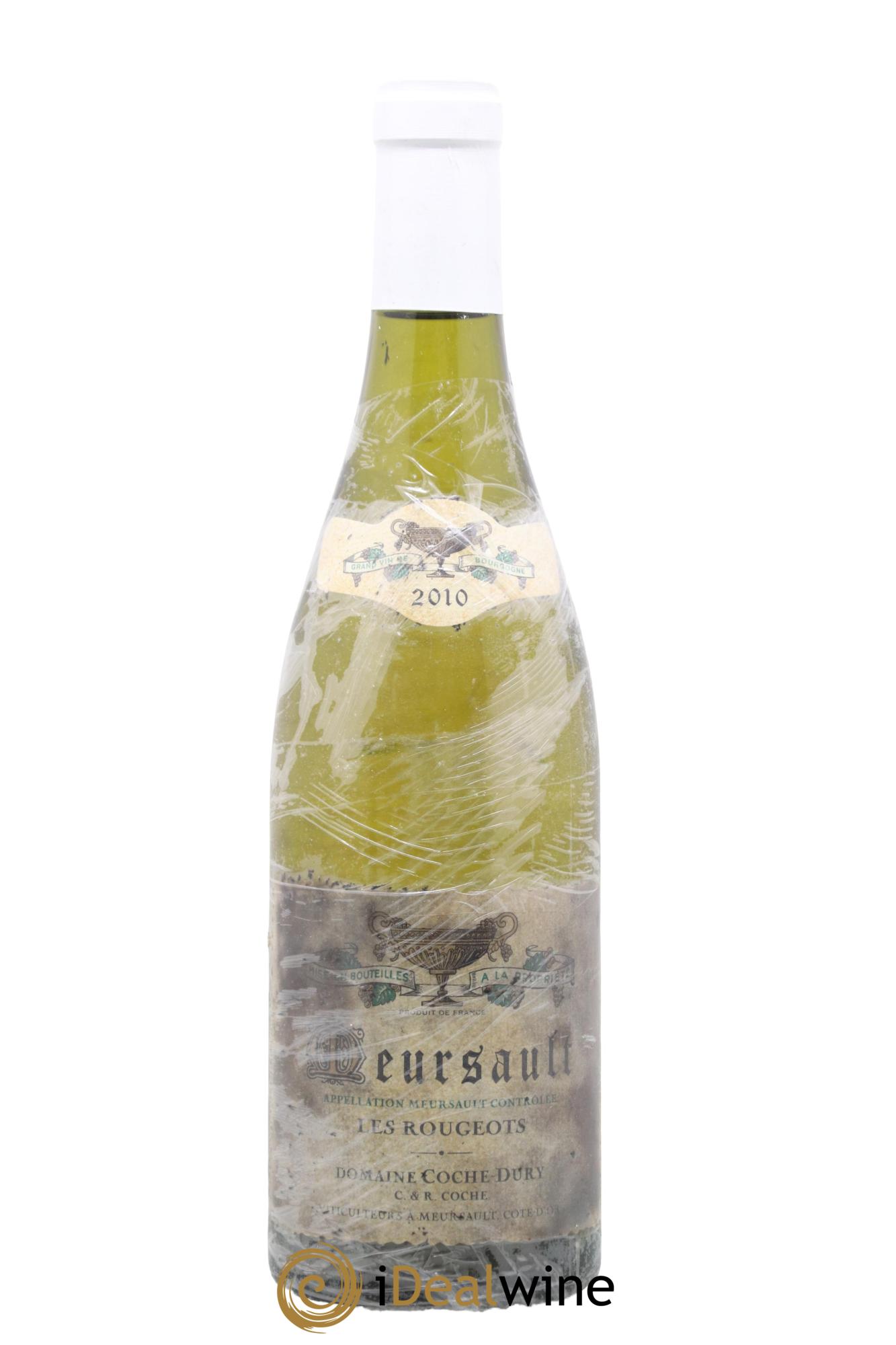 Meursault Les Rougeots Coche Dury (Domaine) 2010 - Lot de 1 bouteille - 0