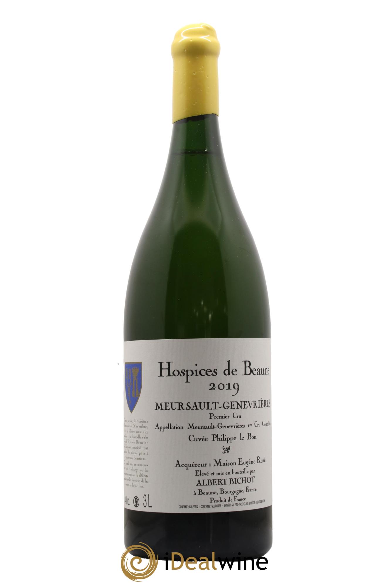 Meursault 1er Cru Genevrieres Cuvee Philippe le Bon Hospices de Beaune Albert Bichot 2019 - Lot de 1 double magnum - 0