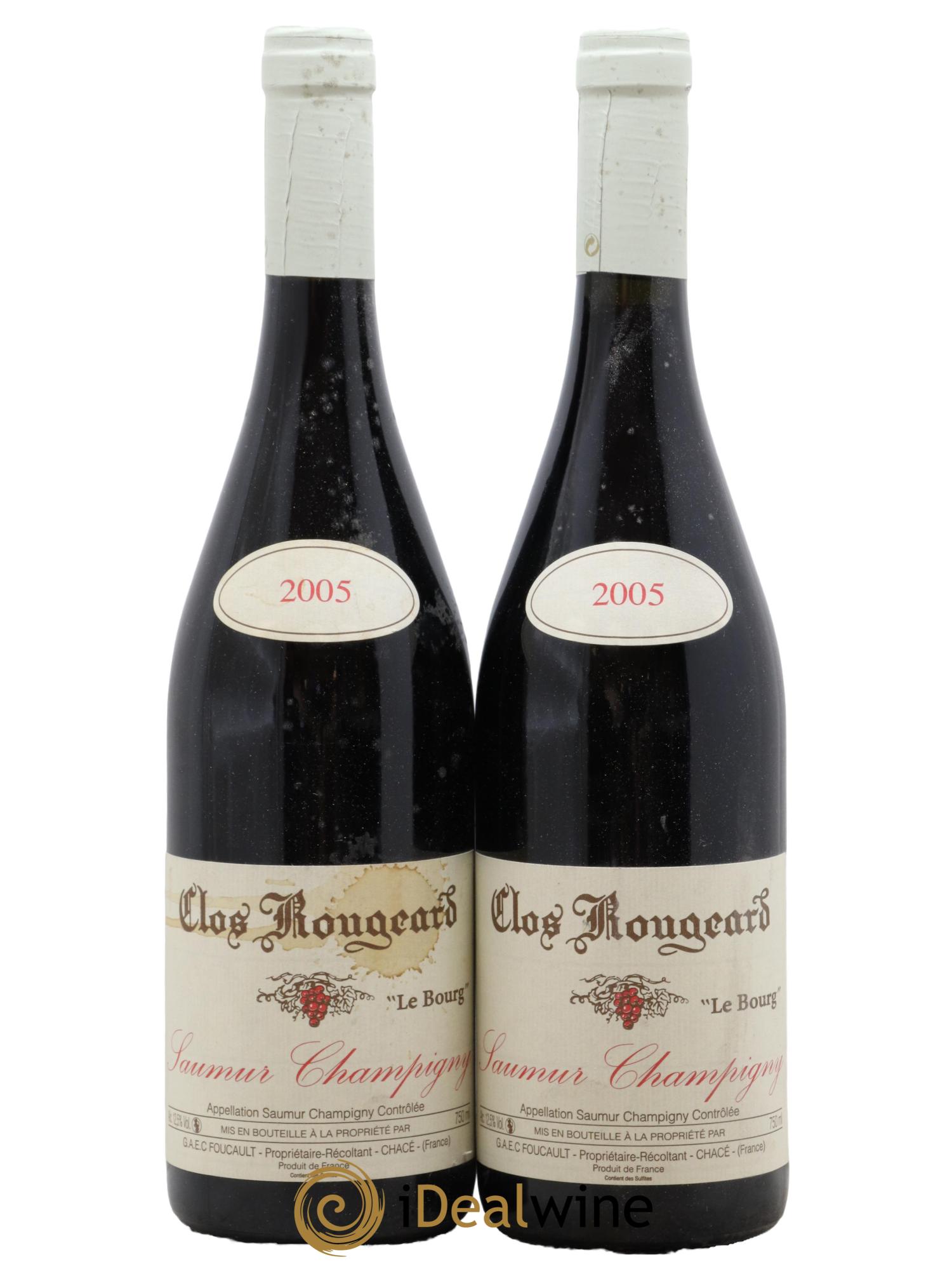 Saumur-Champigny Le Bourg Clos Rougeard 2005 - Lot de 2 bouteilles - 0