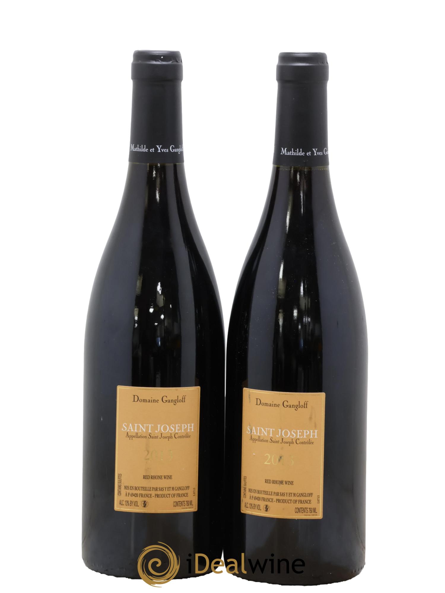 Saint-Joseph Gangloff (Domaine) 2013 - Lot de 2 bouteilles - 1