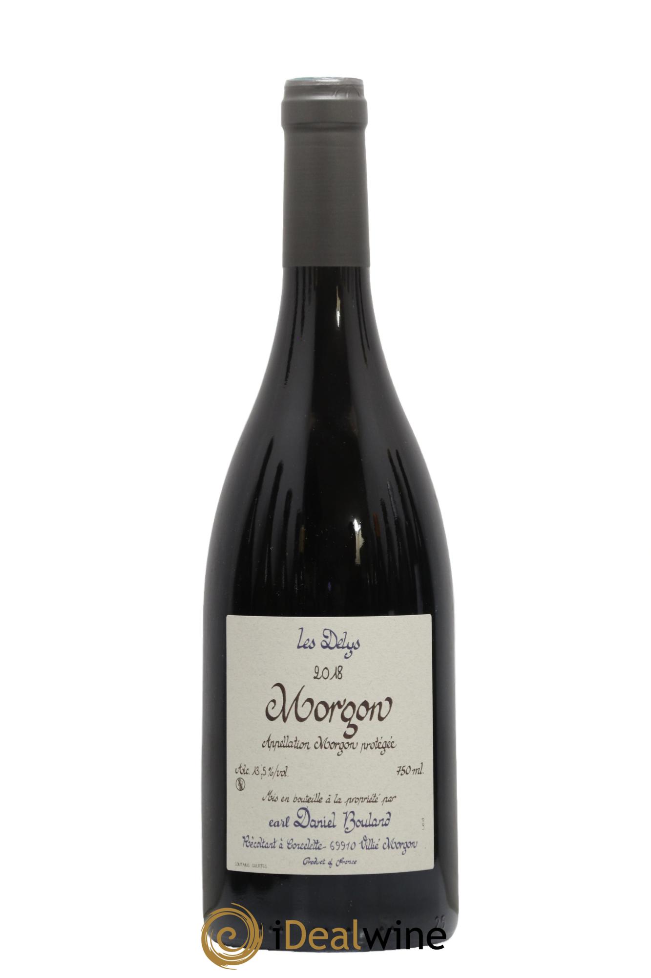 Morgon Les Delys Vielles Vignes de 1926 Daniel Bouland (Domaine) 2018 - Lot de 1 bouteille - 0