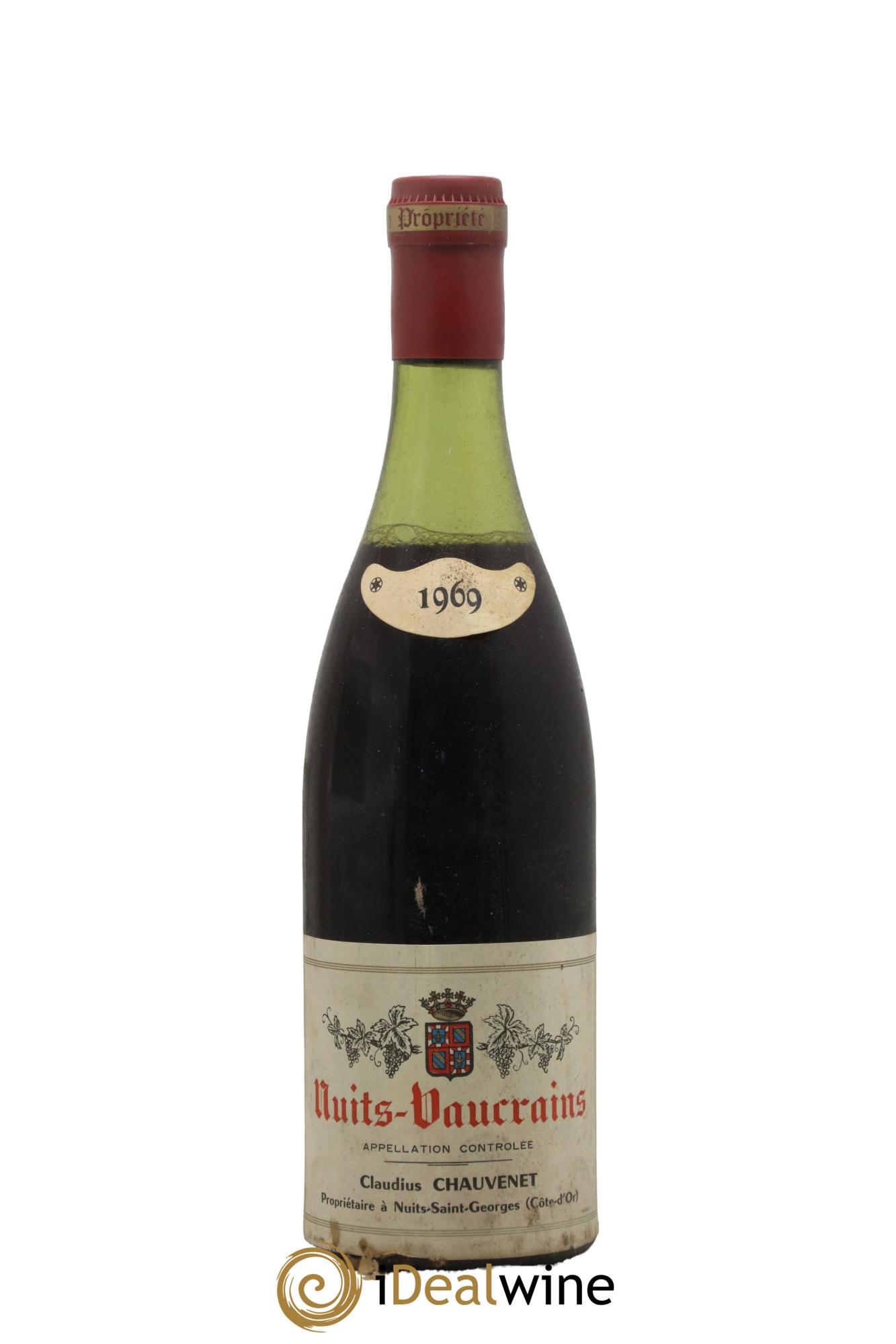 Nuits-Saint-Georges Vaucrains Claudius Chauvenet 1969 - Posten von 1 Flasche - 0