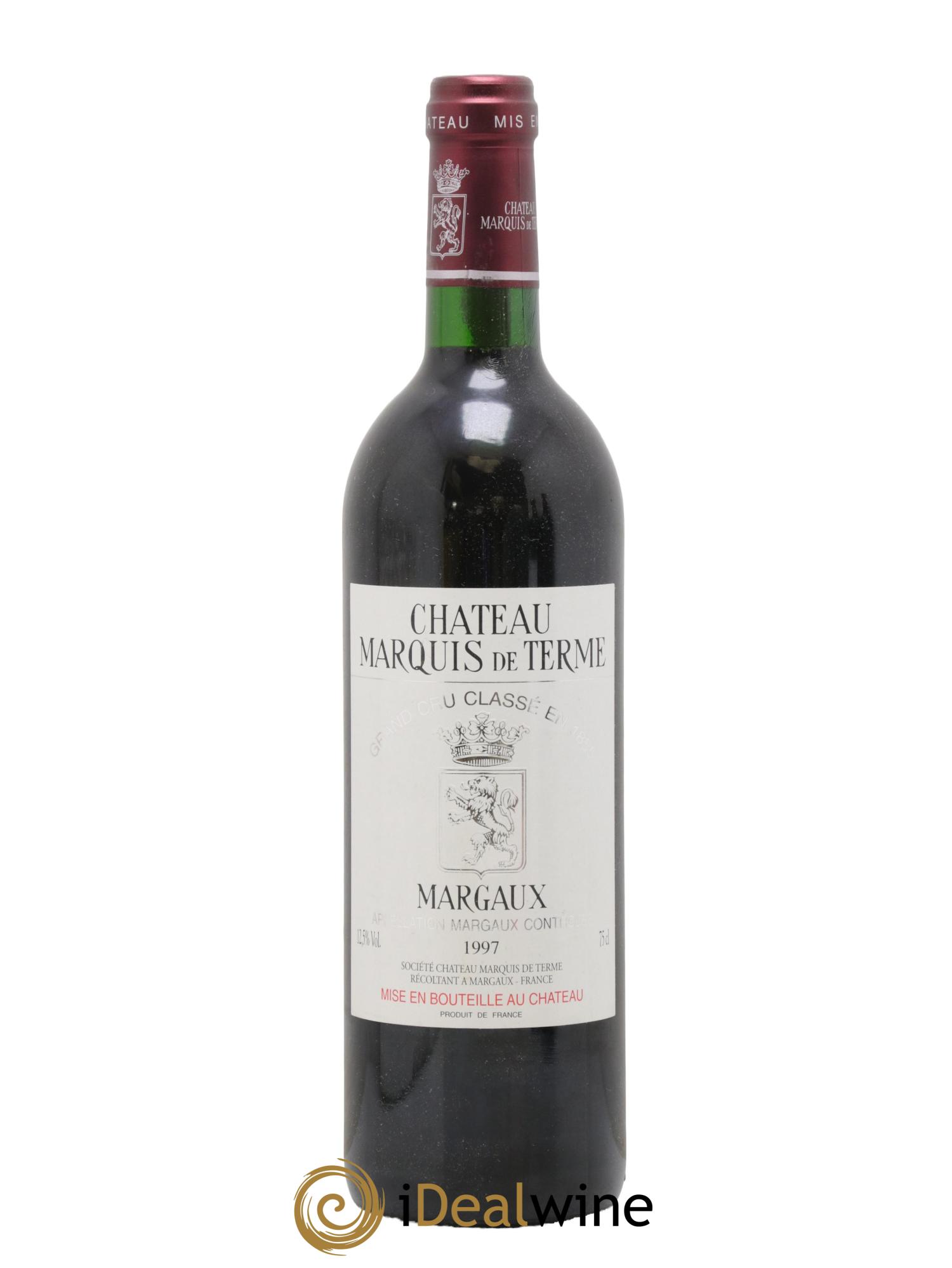 Château Marquis de Terme 4ème Grand Cru Classé 1997 - Lot of 1 bottle - 0