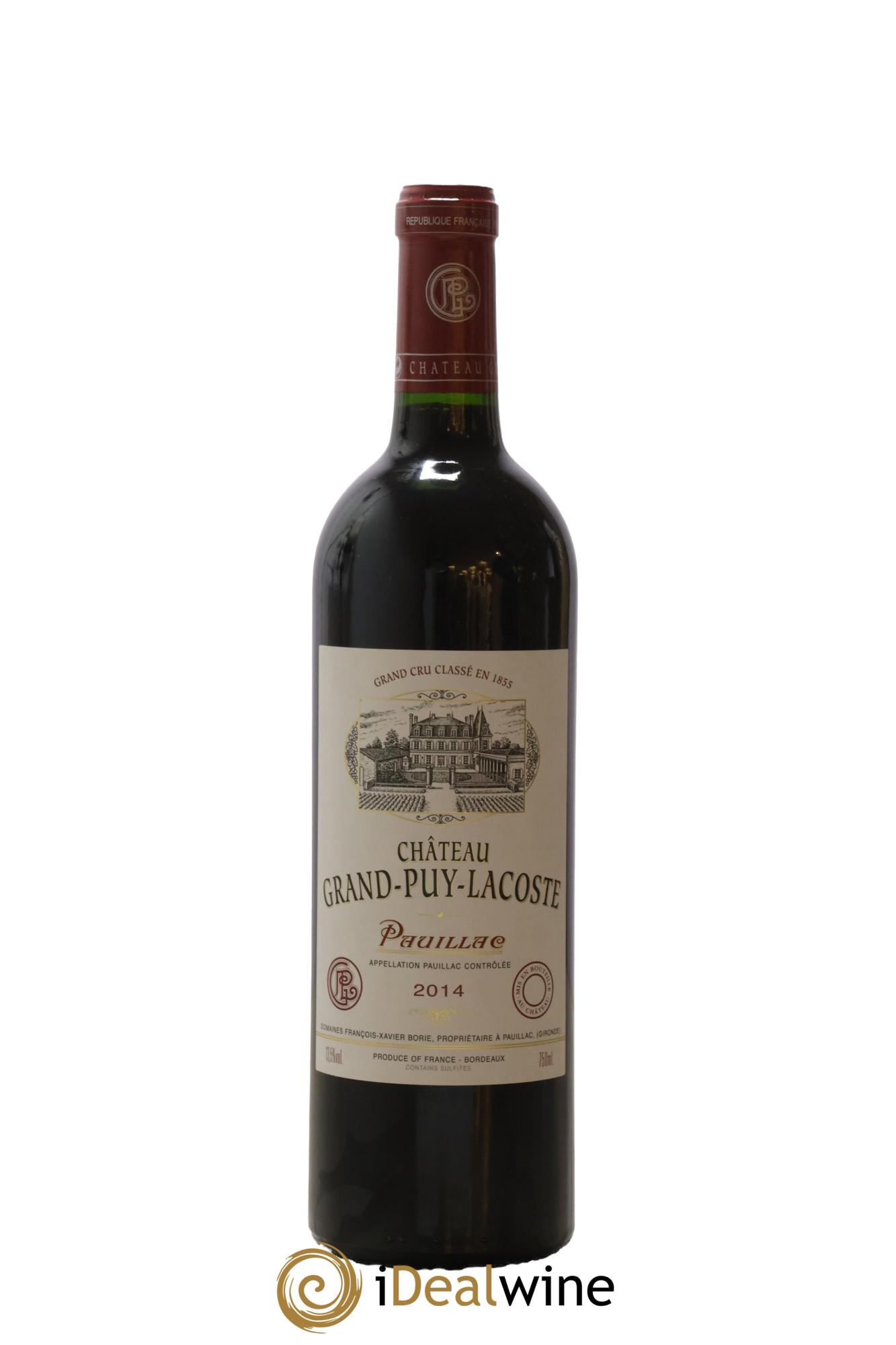 Château Grand Puy Lacoste 5ème Grand Cru Classé 2014 - Lot of 1 bottle - 0