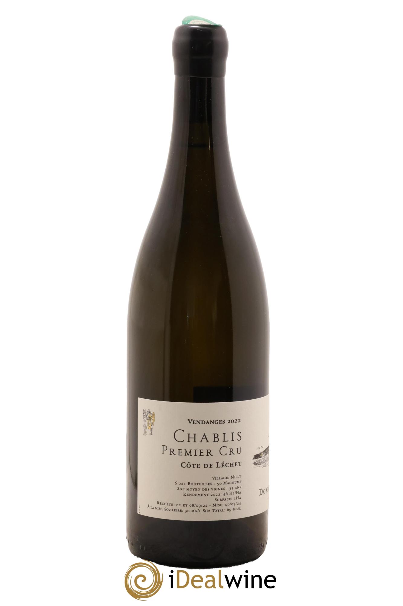 Chablis 1er Cru Côte De Lechet Jean Dauvissat Père Et Fils 2022 - Lot de 1 bouteille - 1