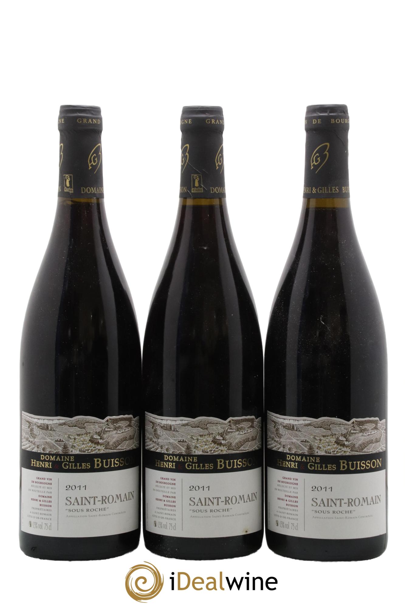 Saint-Romain Sous Roche Henri et Gilles Buisson (Domaine) 2011 - Lot de 3 bouteilles - 0
