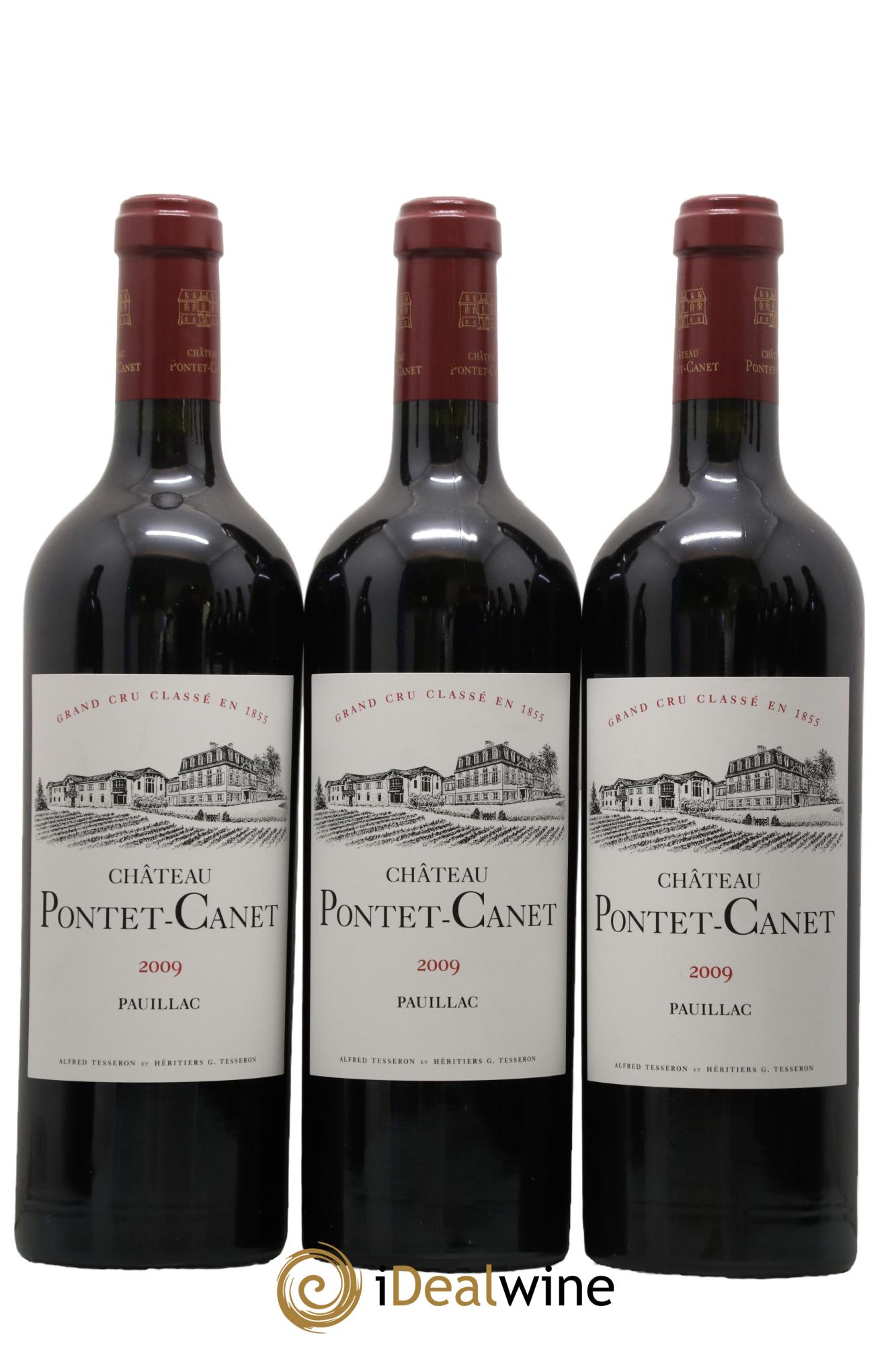 Château Pontet Canet 5ème Grand Cru Classé 2009 - Lot de 12 bouteilles - 3