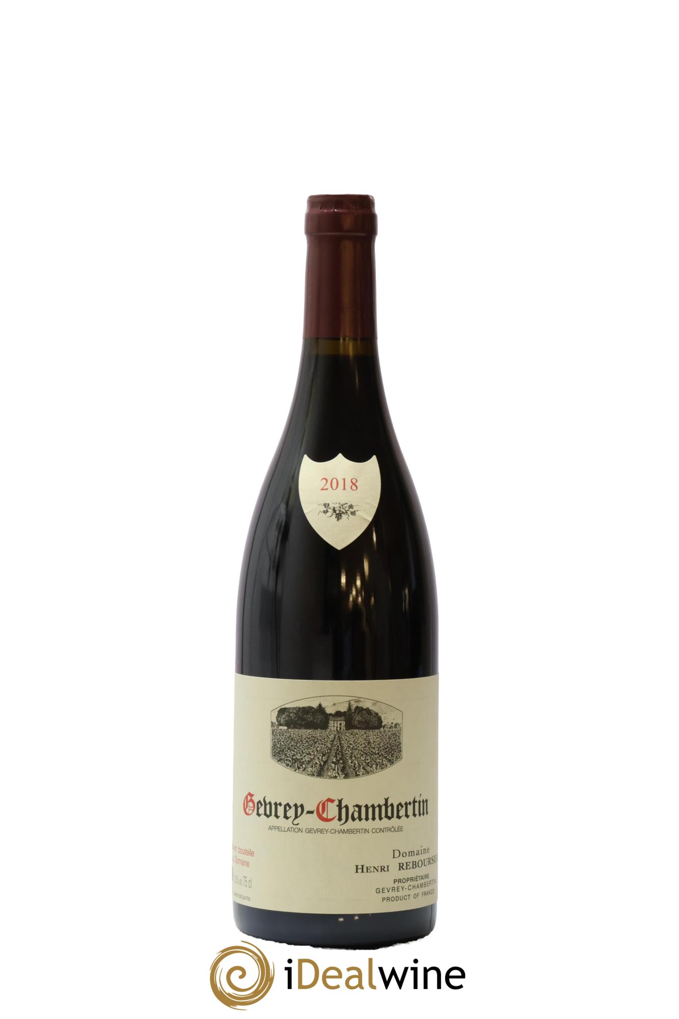 Gevrey-Chambertin Henri Rebourseau (Domaine) 2018 - Lot de 1 bouteille - 0