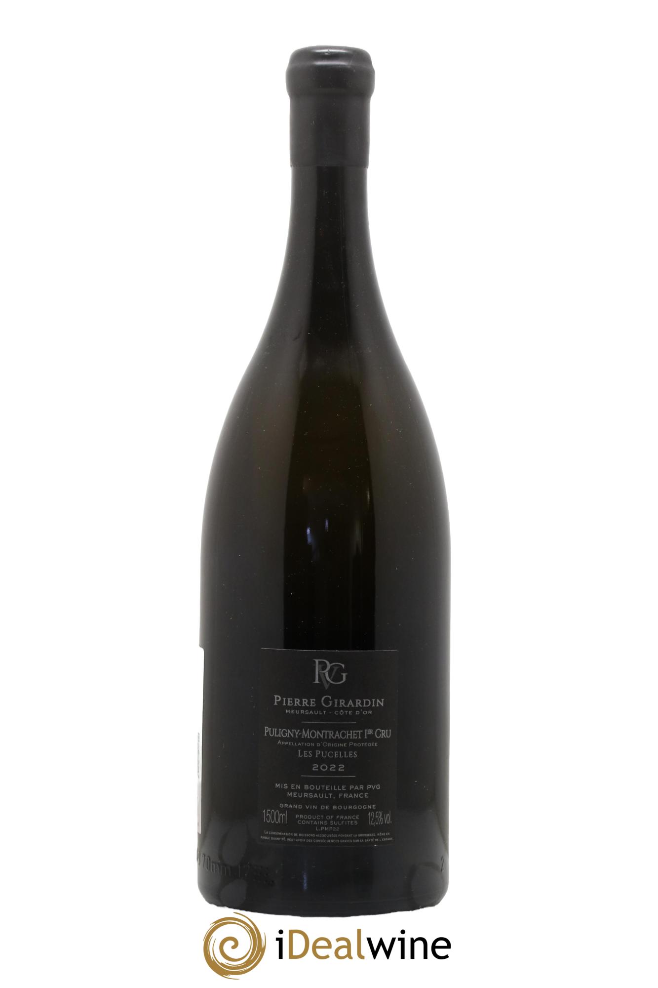 Puligny-Montrachet 1er Cru Les Pucelles Pierre Girardin 2022 - Lot de 1 magnum - 1