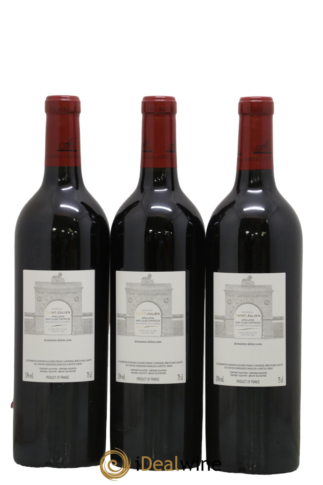 Château Léoville Las Cases 2ème Grand Cru Classé 2021 - Posten von 3 Flaschen - 1