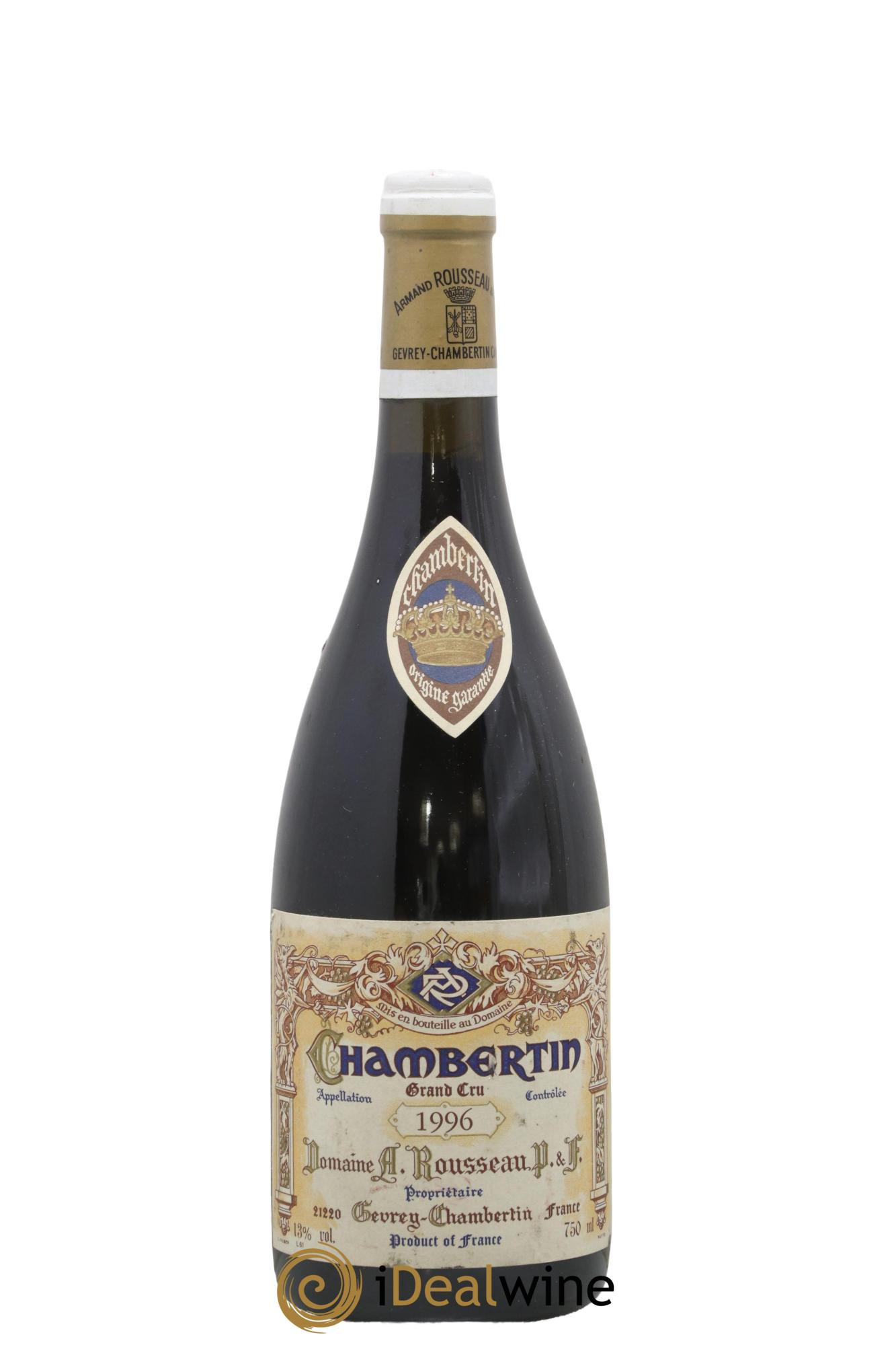 Chambertin Grand Cru Armand Rousseau (Domaine) 1996 - Lot of 1 bottle - 0