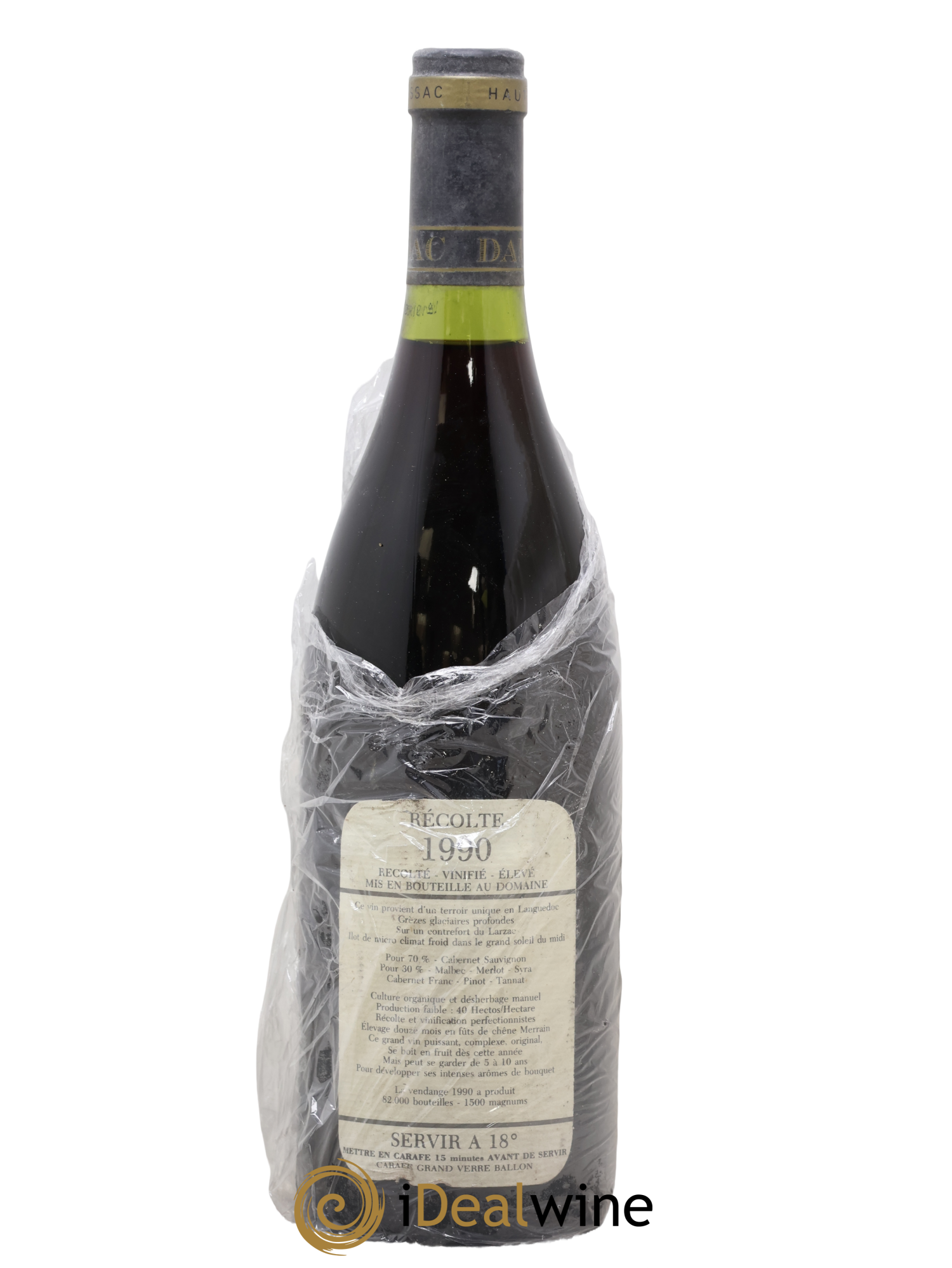 Saint-Guilhem-le-Désert - Cité d'Aniane Mas Daumas Gassac Famille Guibert de La Vaissière 1990 - Lotto di 1 bottiglia - 1