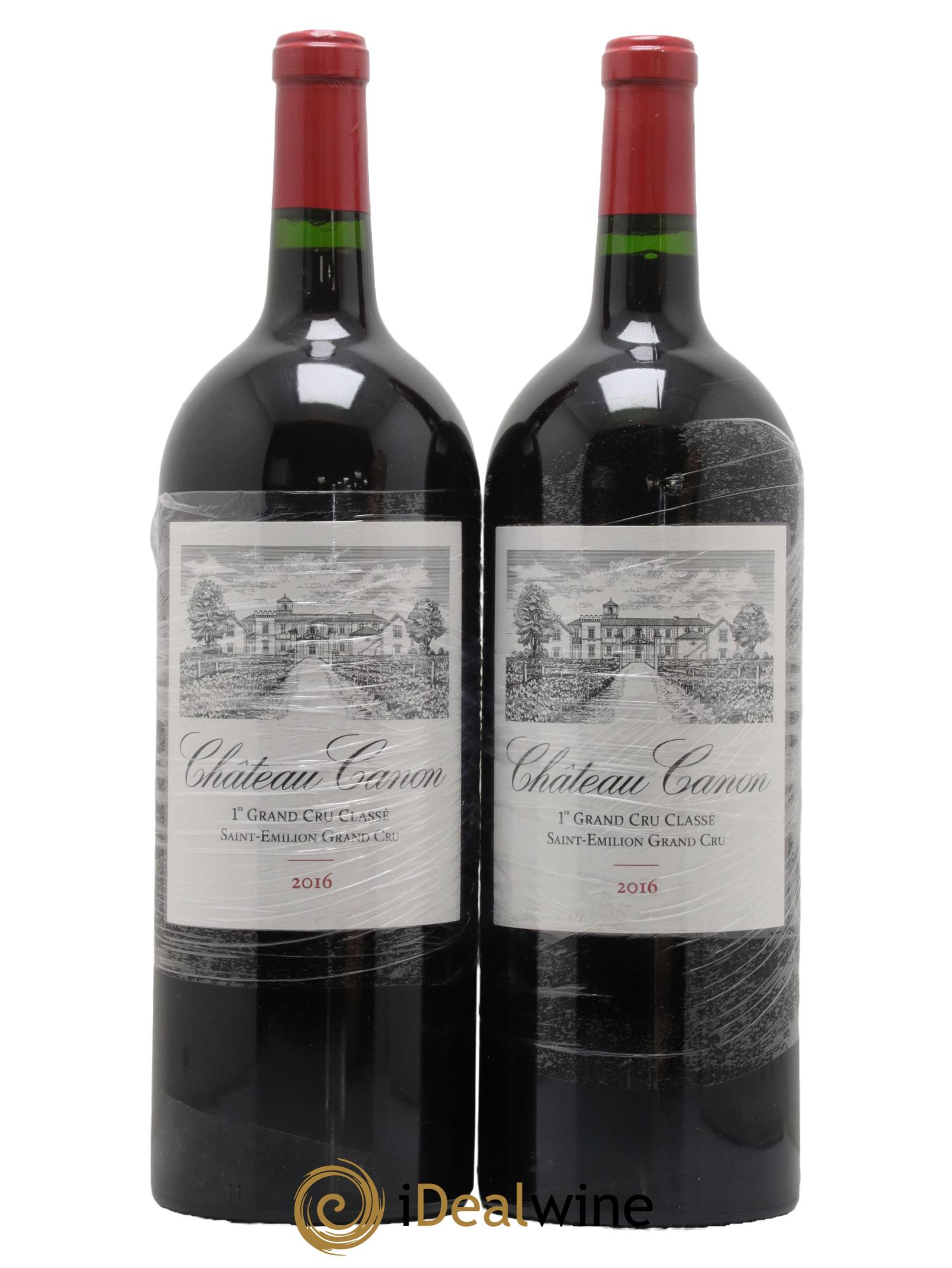 Château Canon 1er Grand Cru Classé B 2016 - Lot de 2 magnums - 0