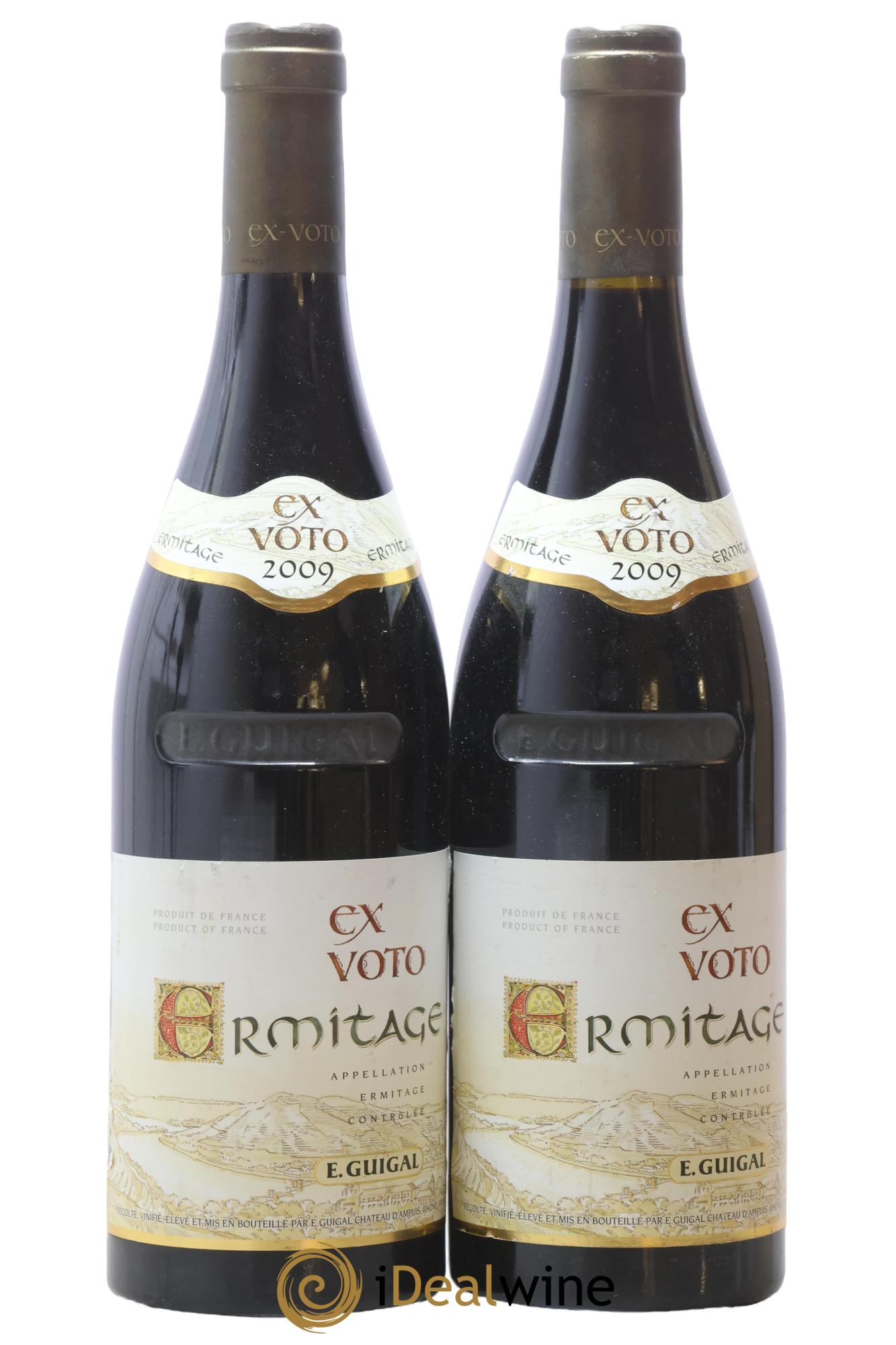 Ermitage Ex Voto Guigal 2009 - Lot of 2 bottles - 0