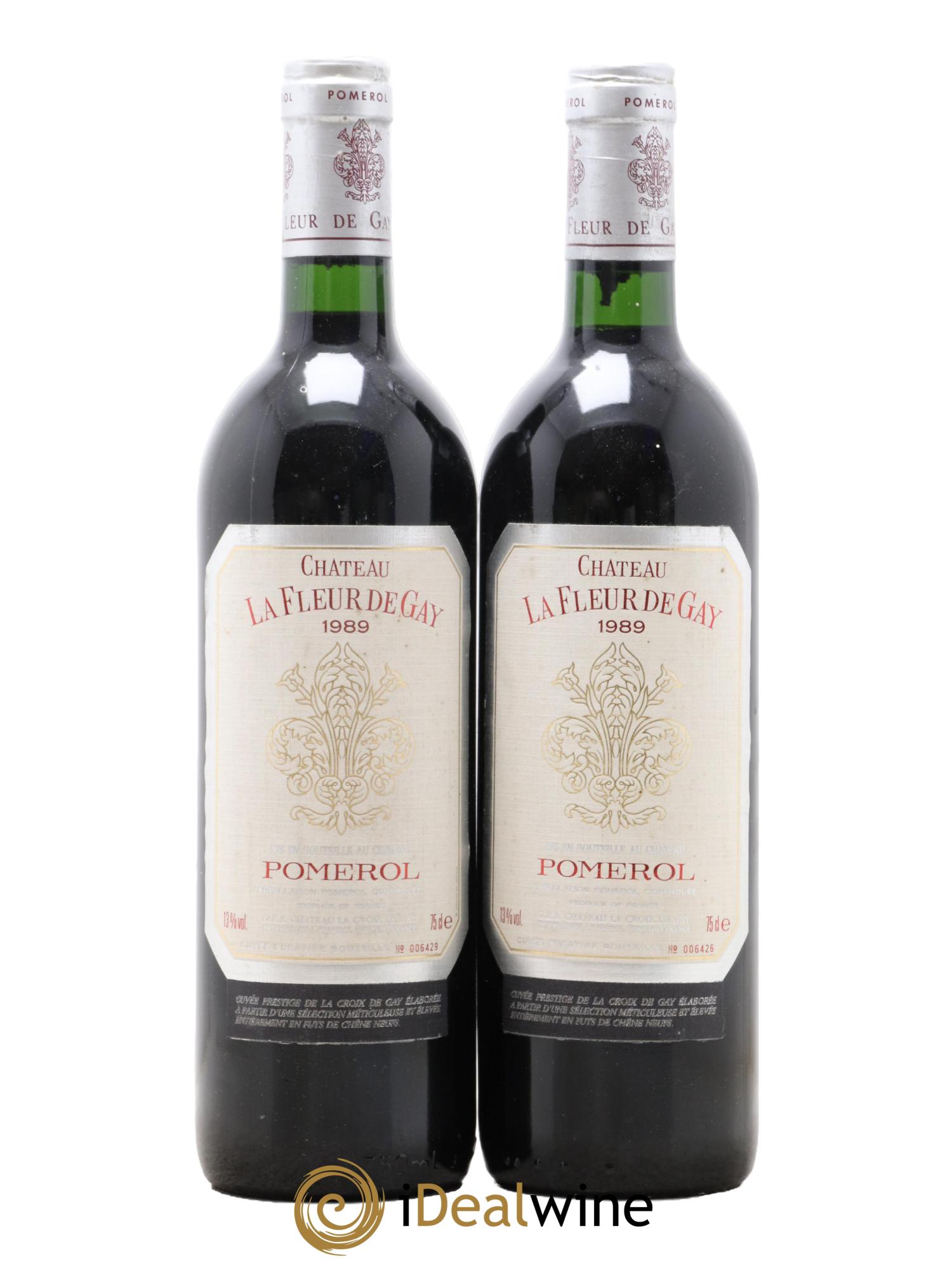 Château la Fleur de Gay 1989 - Lot de 2 bouteilles - 0