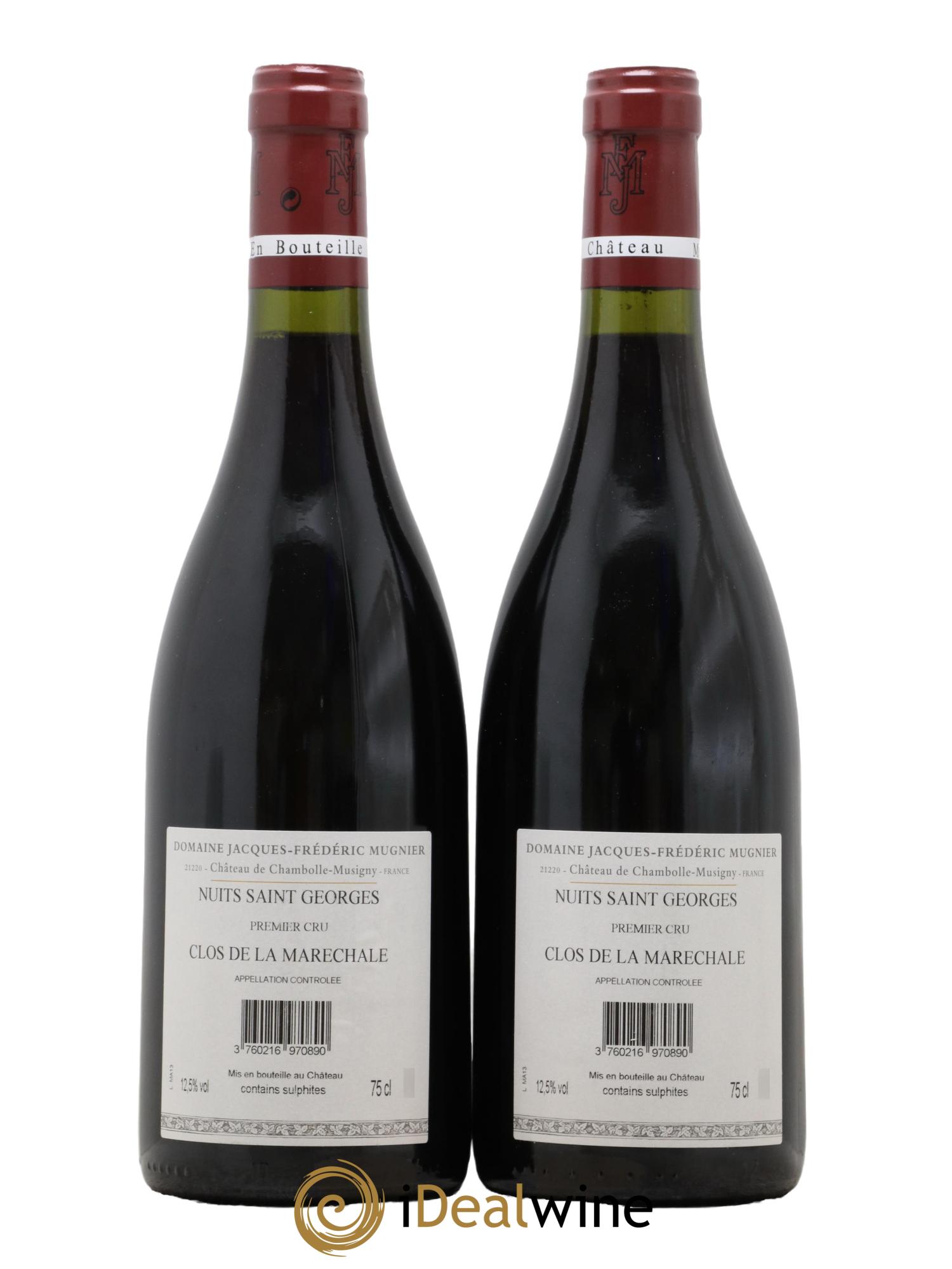 Nuits-Saint-Georges 1er Cru Clos de La Maréchale Jacques-Frédéric Mugnier 2013 - Posten von 2 Flaschen - 1