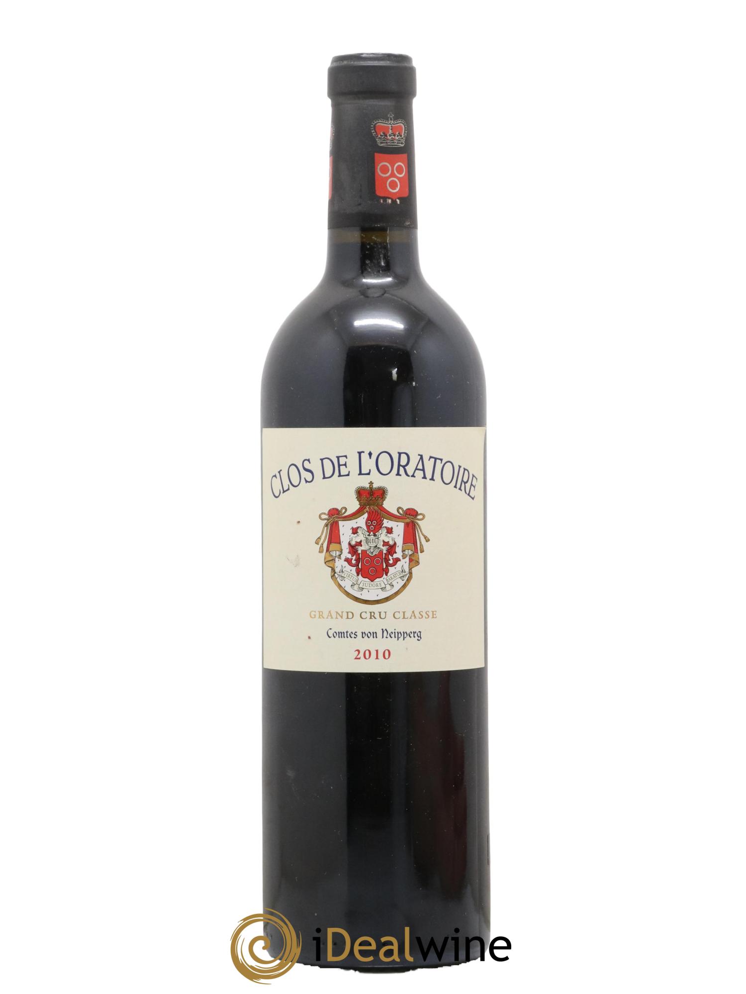 Clos de l'Oratoire Grand Cru Classé 2010 - Lot de 1 bouteille - 0