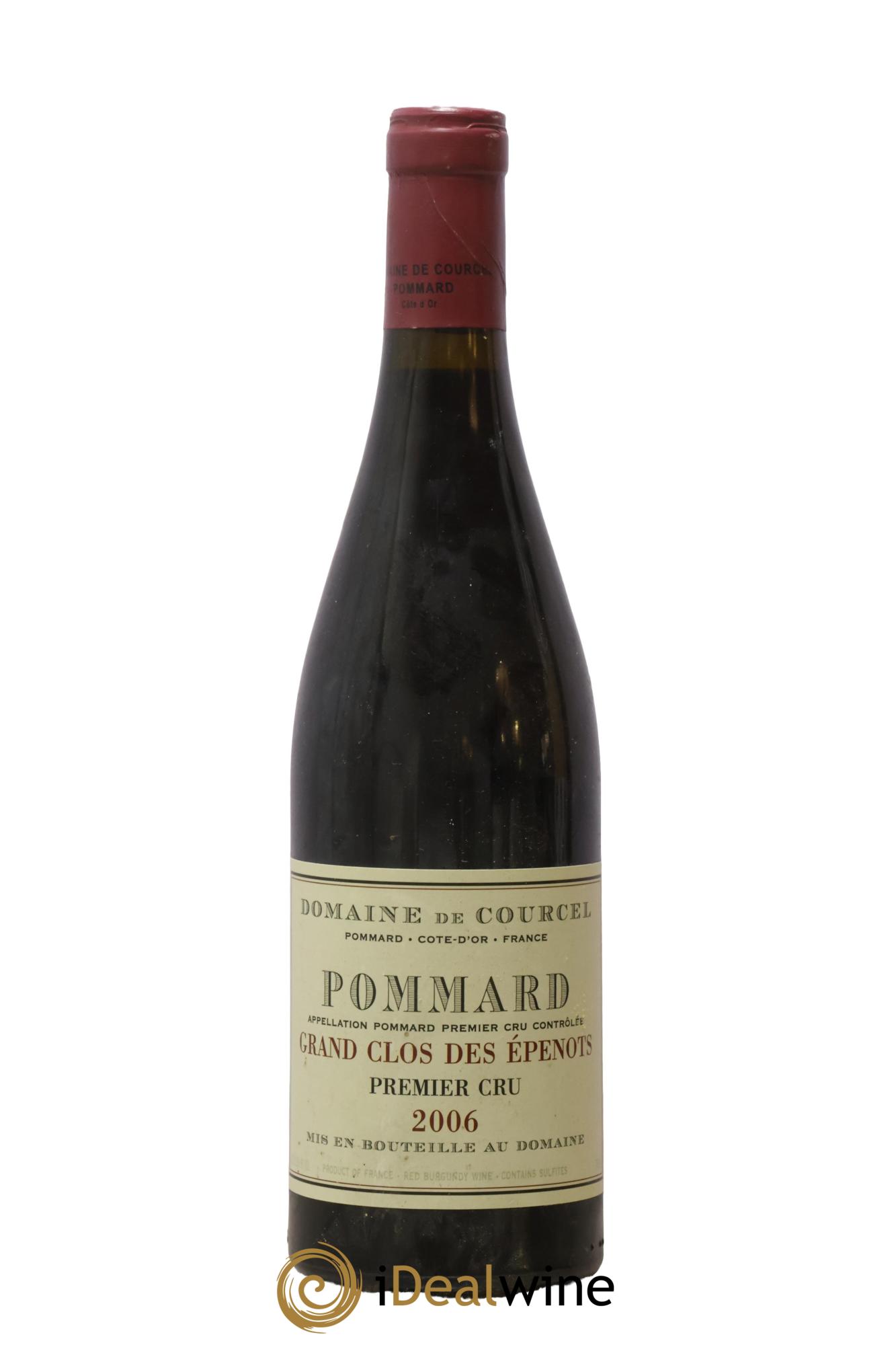 Pommard 1er Cru Grand Clos des Epenots de Courcel (Domaine) 2006 - Lot de 1 bouteille - 0