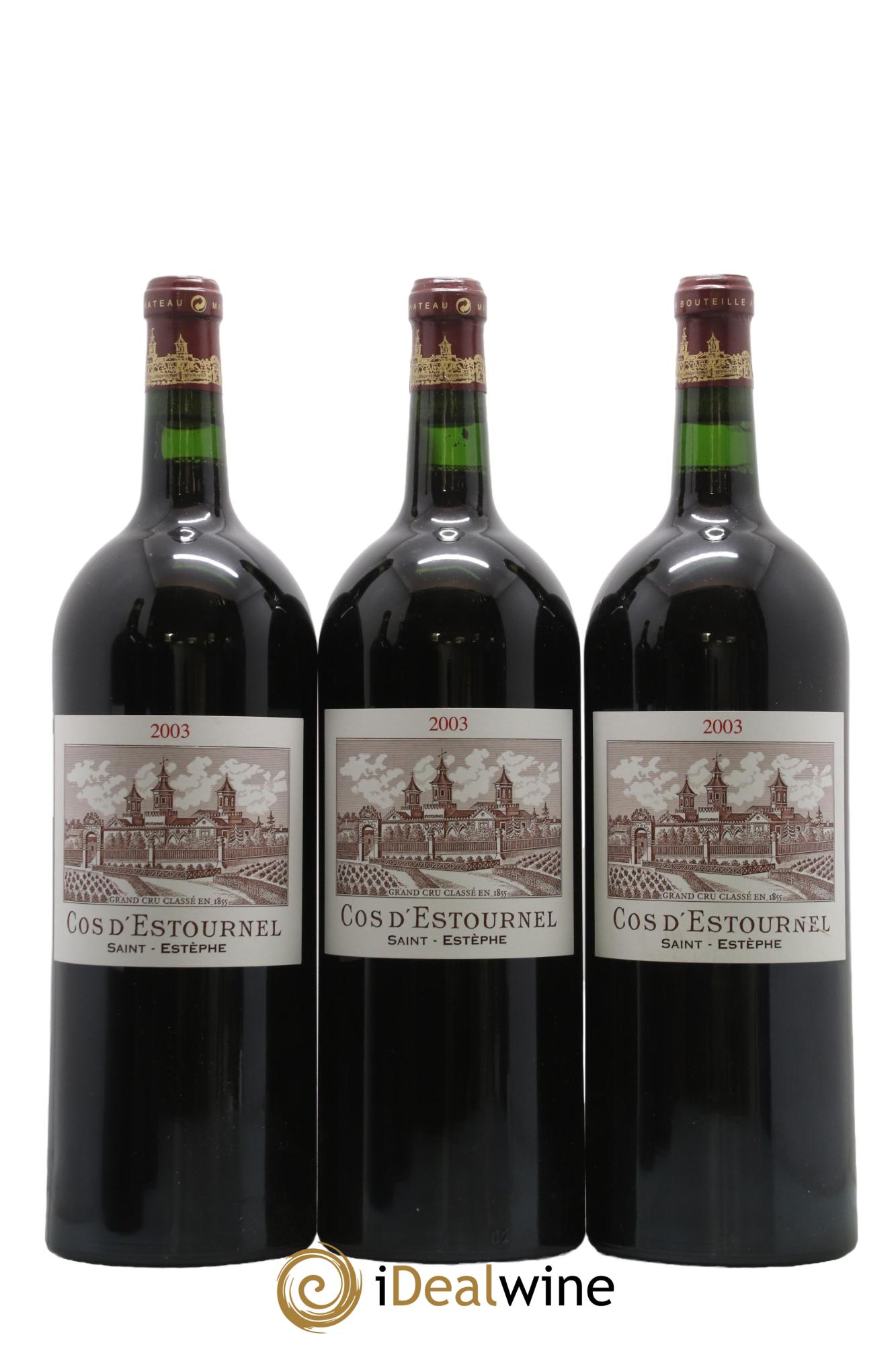 Cos d'Estournel 2ème Grand Cru Classé 2003 - Lot of 6 magnums - 1