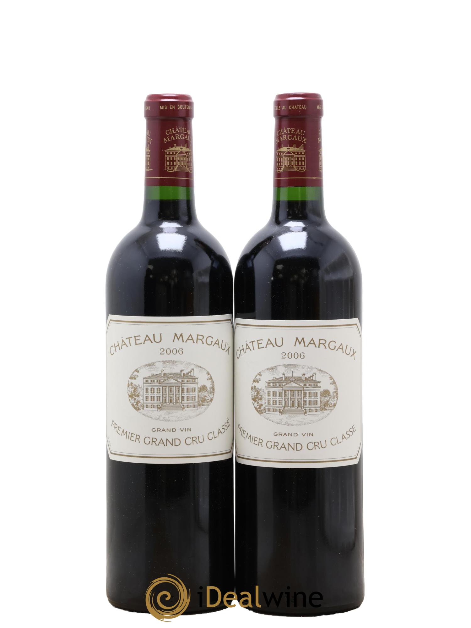 Château Margaux 1er Grand Cru Classé 2006 - Lot de 2 bouteilles - 0