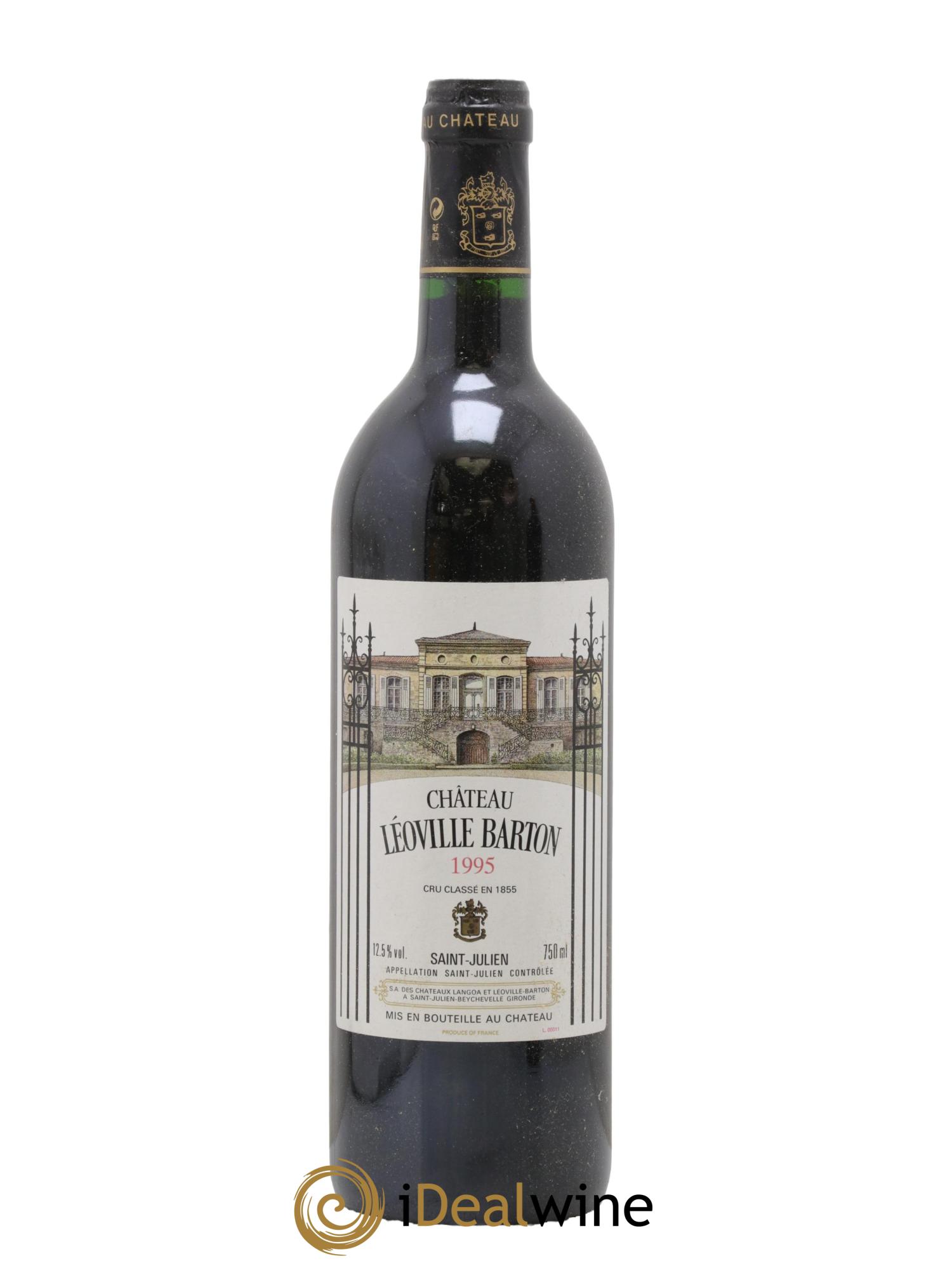Château Léoville Barton 2ème Grand Cru Classé 1995 - Lot de 1 bouteille - 0