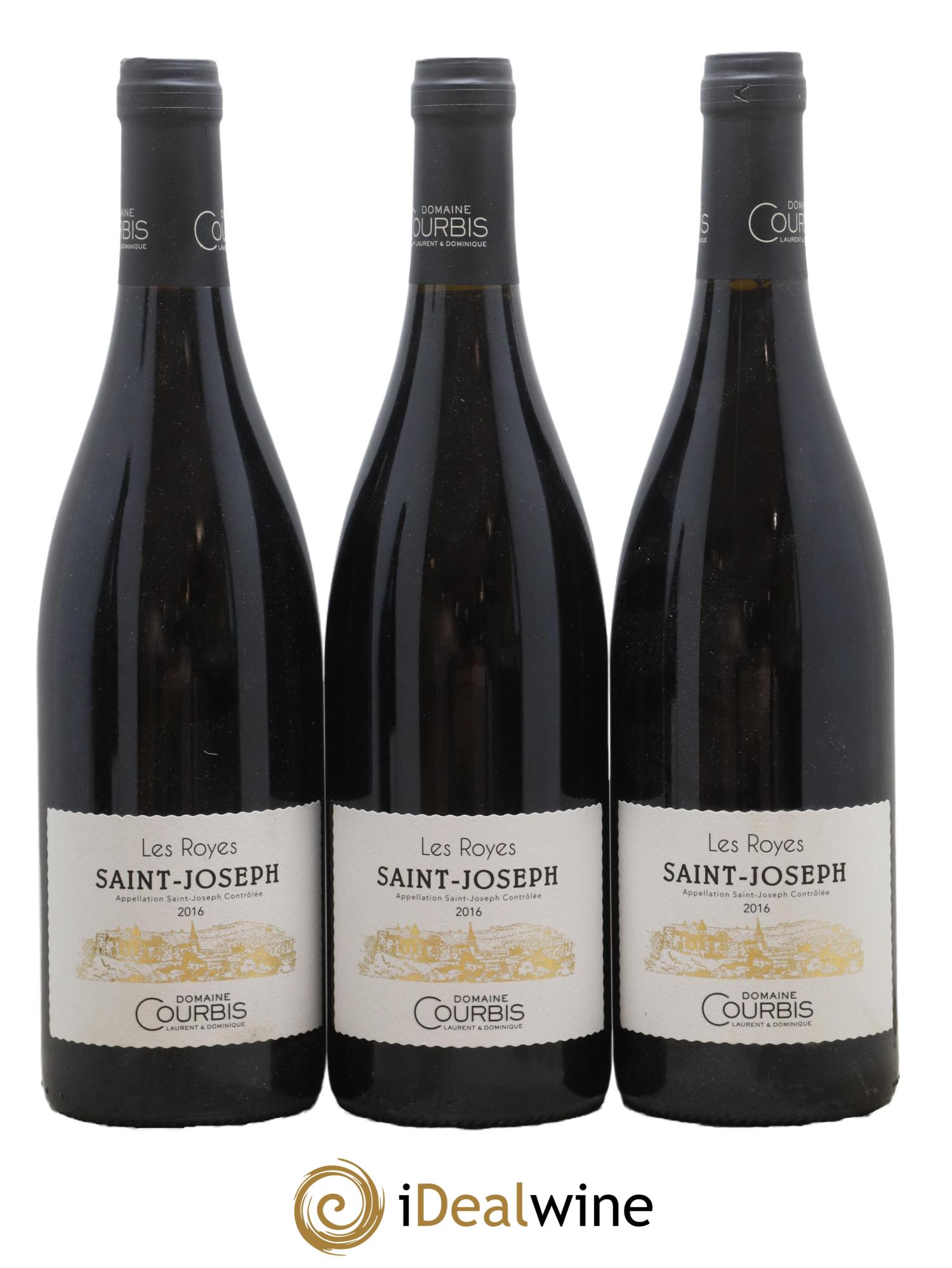 Saint-Joseph Les Royes Domaine Courbis 2016 - Lot de 3 bouteilles - 0