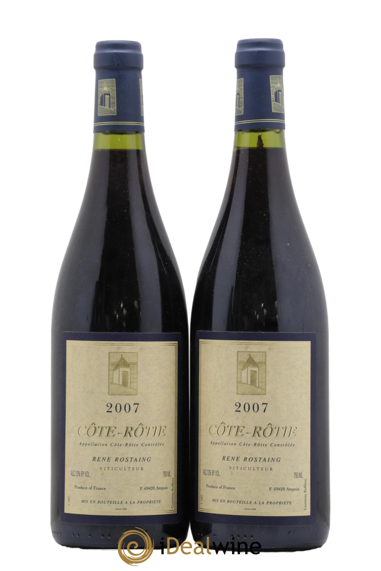 Côte-Rôtie René Rostaing 2007 - Posten von 2 Flaschen - 0