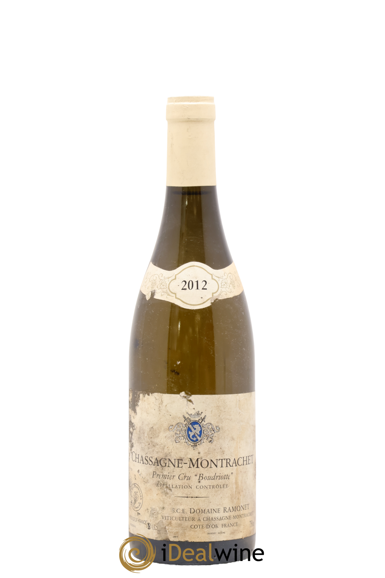 Chassagne-Montrachet 1er Cru Boudriotte Ramonet (Domaine) 2012 - Lot de 1 bouteille - 0