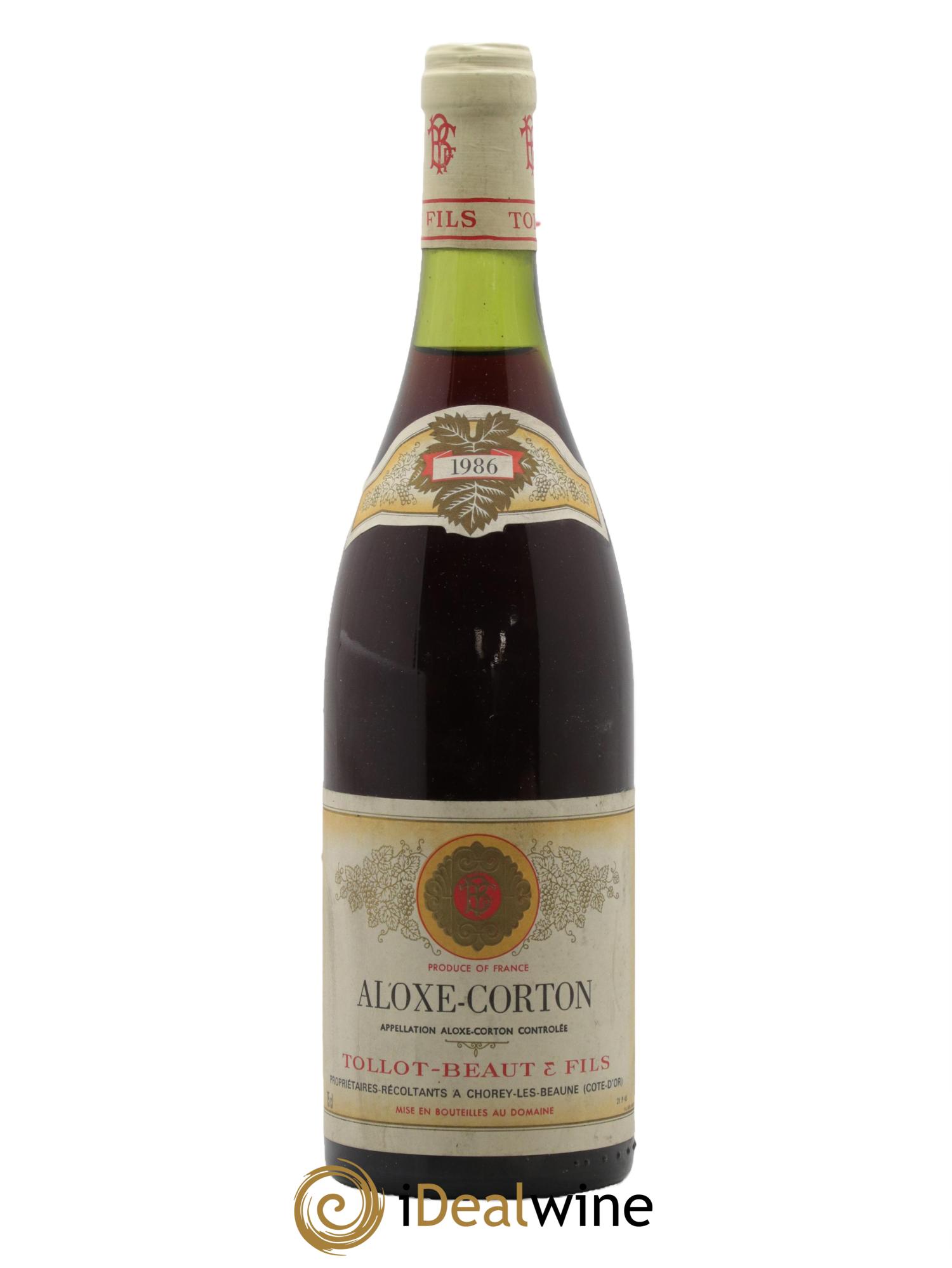 Aloxe-Corton Tollot Beaut (Domaine) 1986 - Lot de 1 bouteille - 0