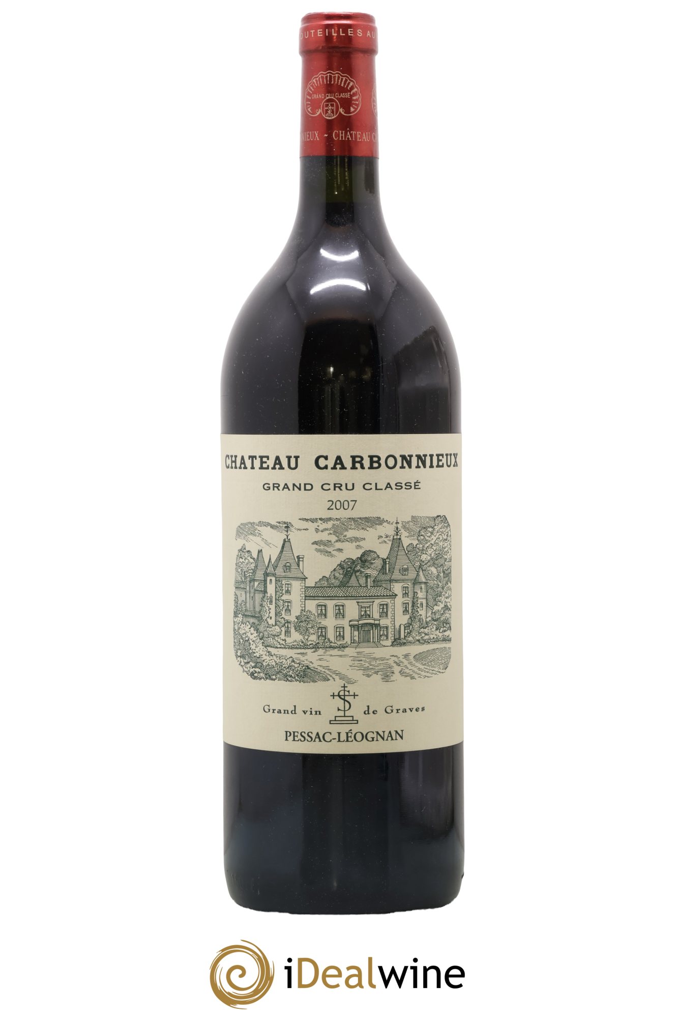 Château Carbonnieux Cru Classé de Graves 2007 - Lot de 1 magnum - 0