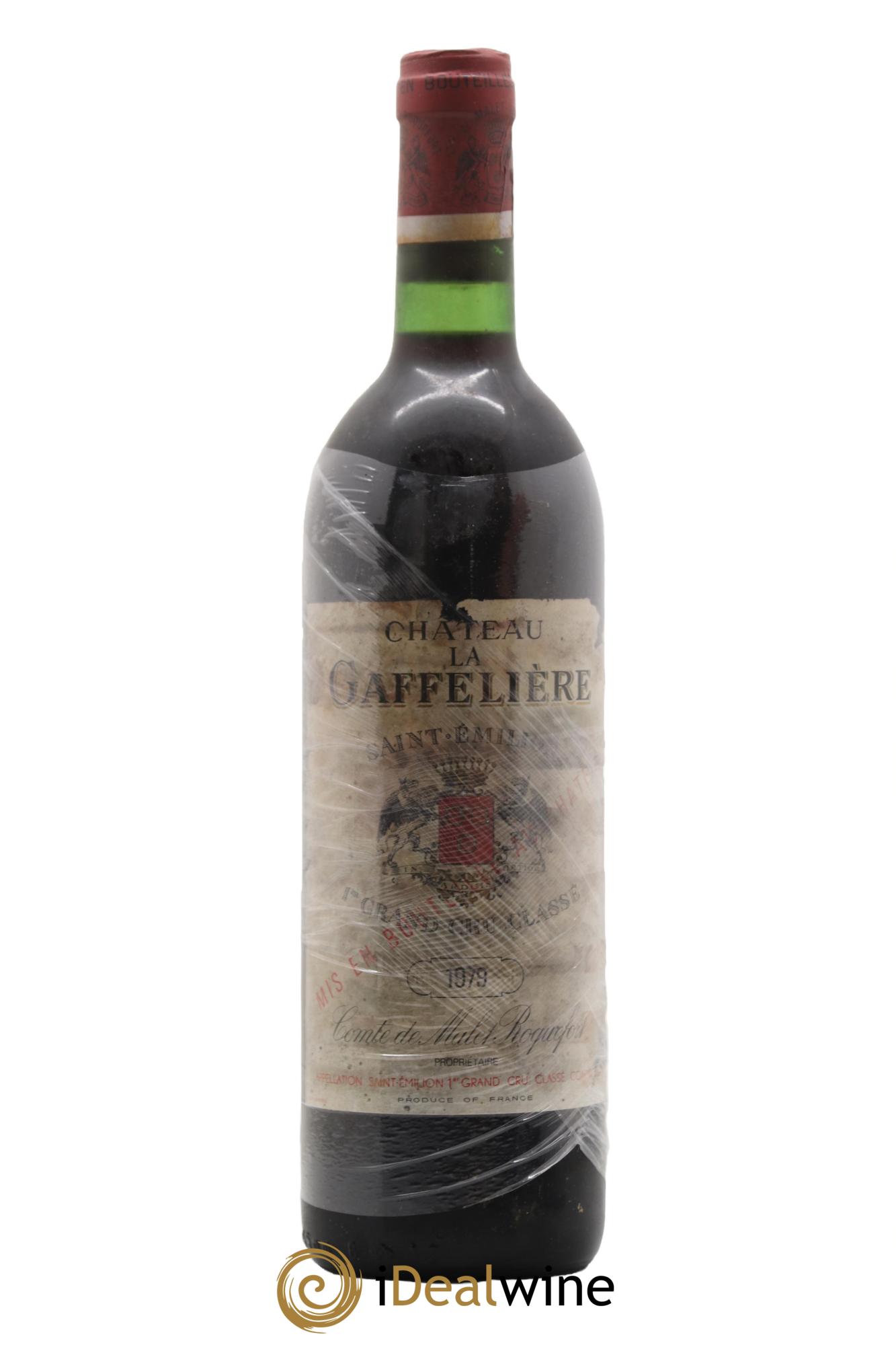 Château la Gaffelière 1er Grand Cru Classé B 1979 - Lot de 1 bouteille - 0