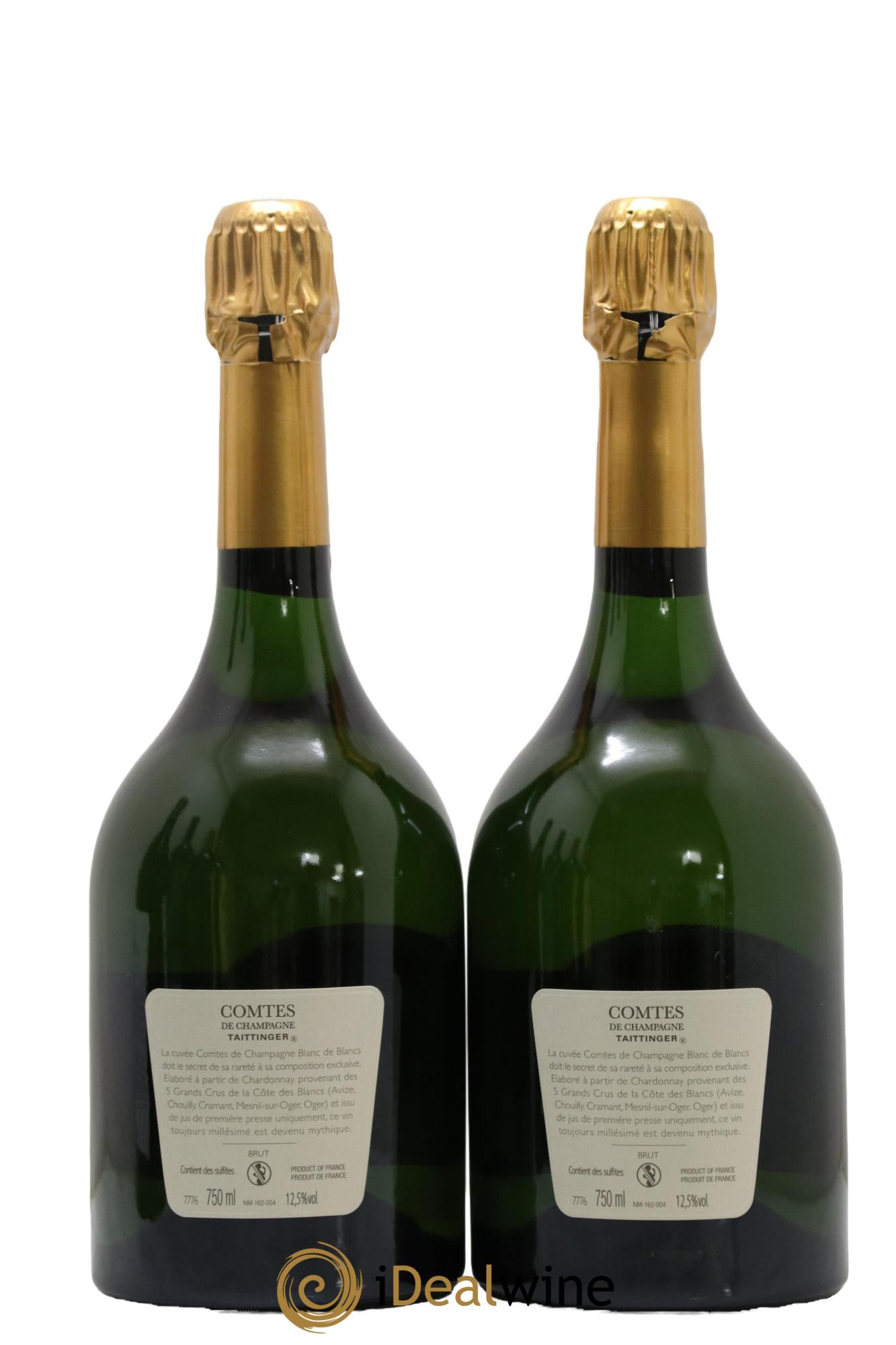 Comtes de Champagne Taittinger 2012 - Lot of 2 bottles - 1