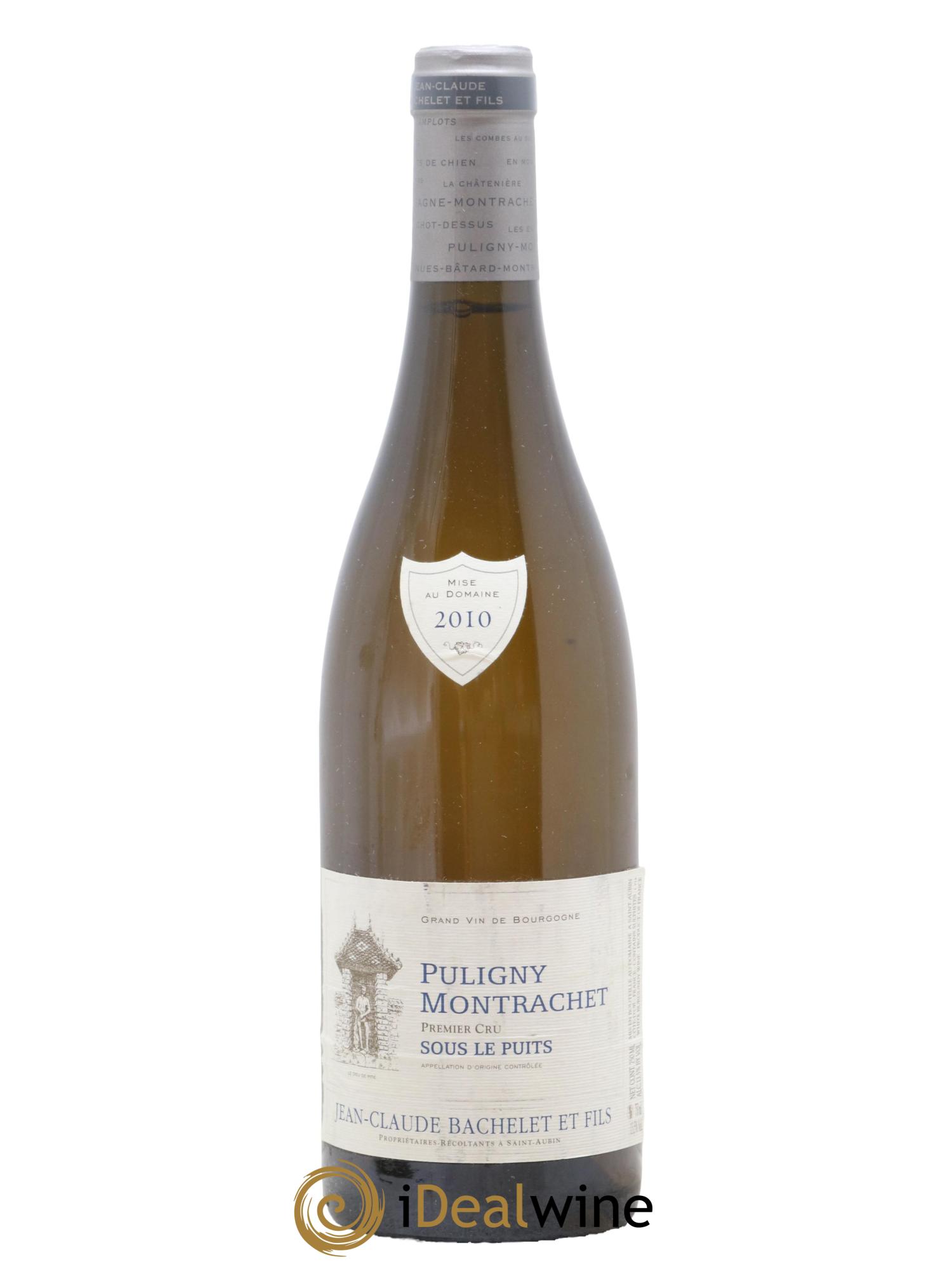 Puligny-Montrachet 1er Cru Sous le Puits Jean-Claude Bachelet (Domaine) 2010 - Lot de 1 bouteille - 0