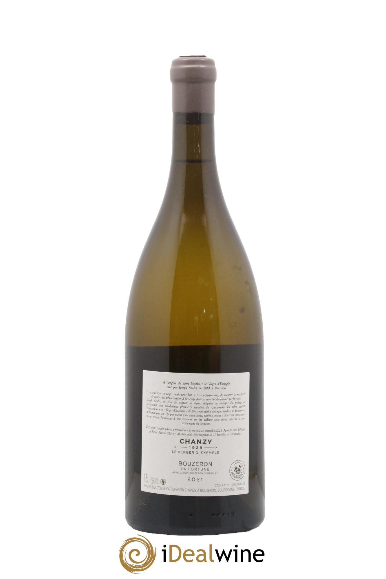 Bouzeron La Fortune Hommage à Joseph Sordet Maison Chanzy 2021 - Lot de 1 magnum - 2
