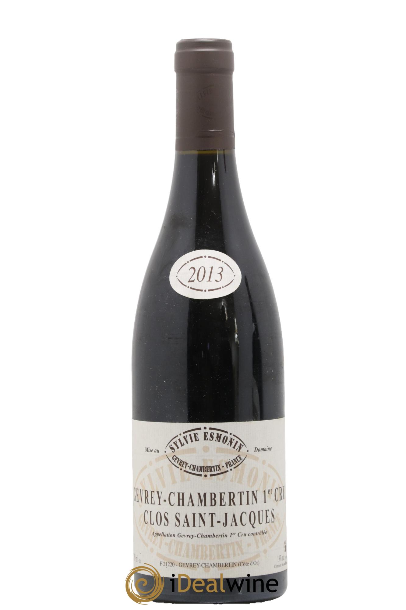 Gevrey-Chambertin 1er Cru Clos Saint Jacques Sylvie Esmonin 2013 - Lot de 1 bouteille - 0