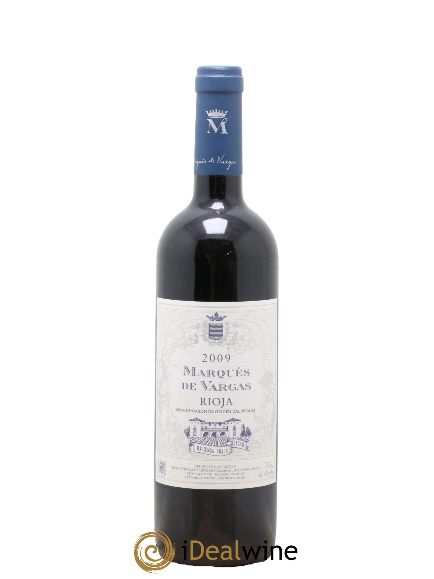 Rioja DOCA Reserva Grupo Vinicola Marques de Vargas 2009 - Lot de 1 bouteille - 0