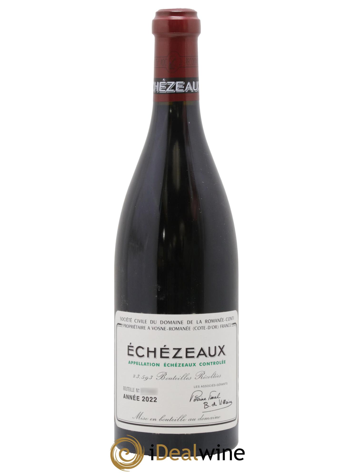 Echezeaux Grand Cru Domaine de la Romanée-Conti 2022 - Posten von 1 Flasche - 0