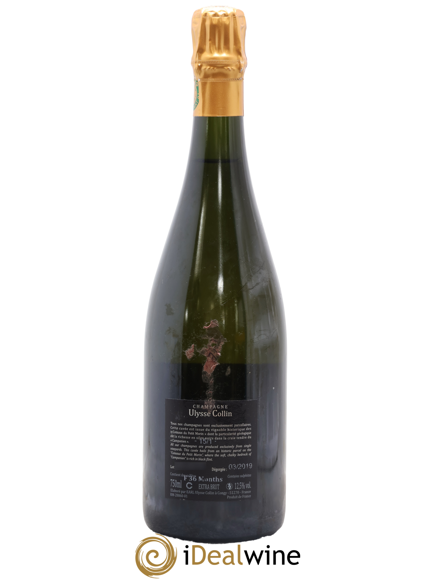 Les Pierrières Blancs de Blancs Extra-Brut Ulysse Collin - Posten von 1 Flasche - 1