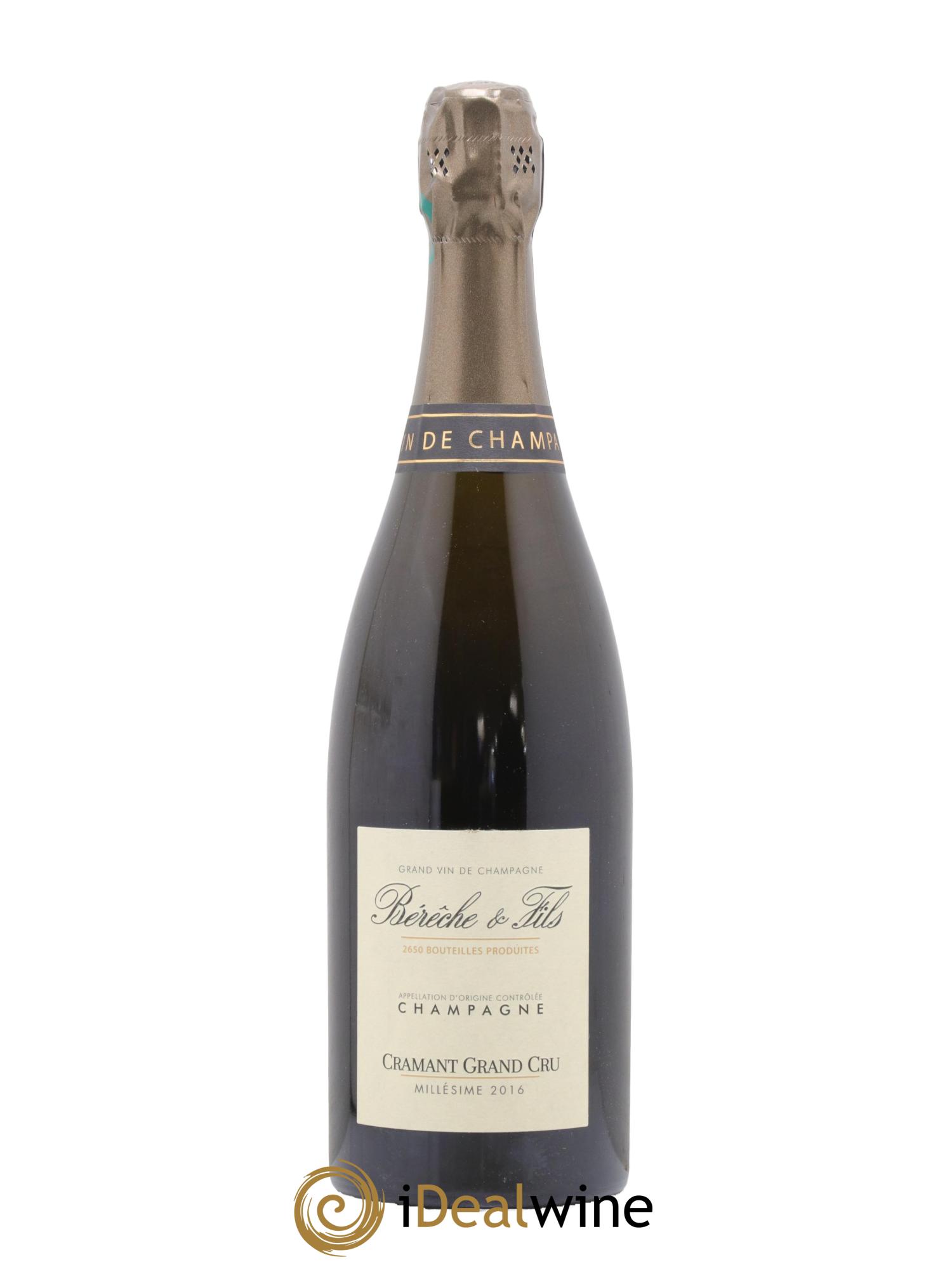 Cramant Grand Cru Extra-Brut Bérêche et Fils 2016 - Lot de 1 bouteille - 0