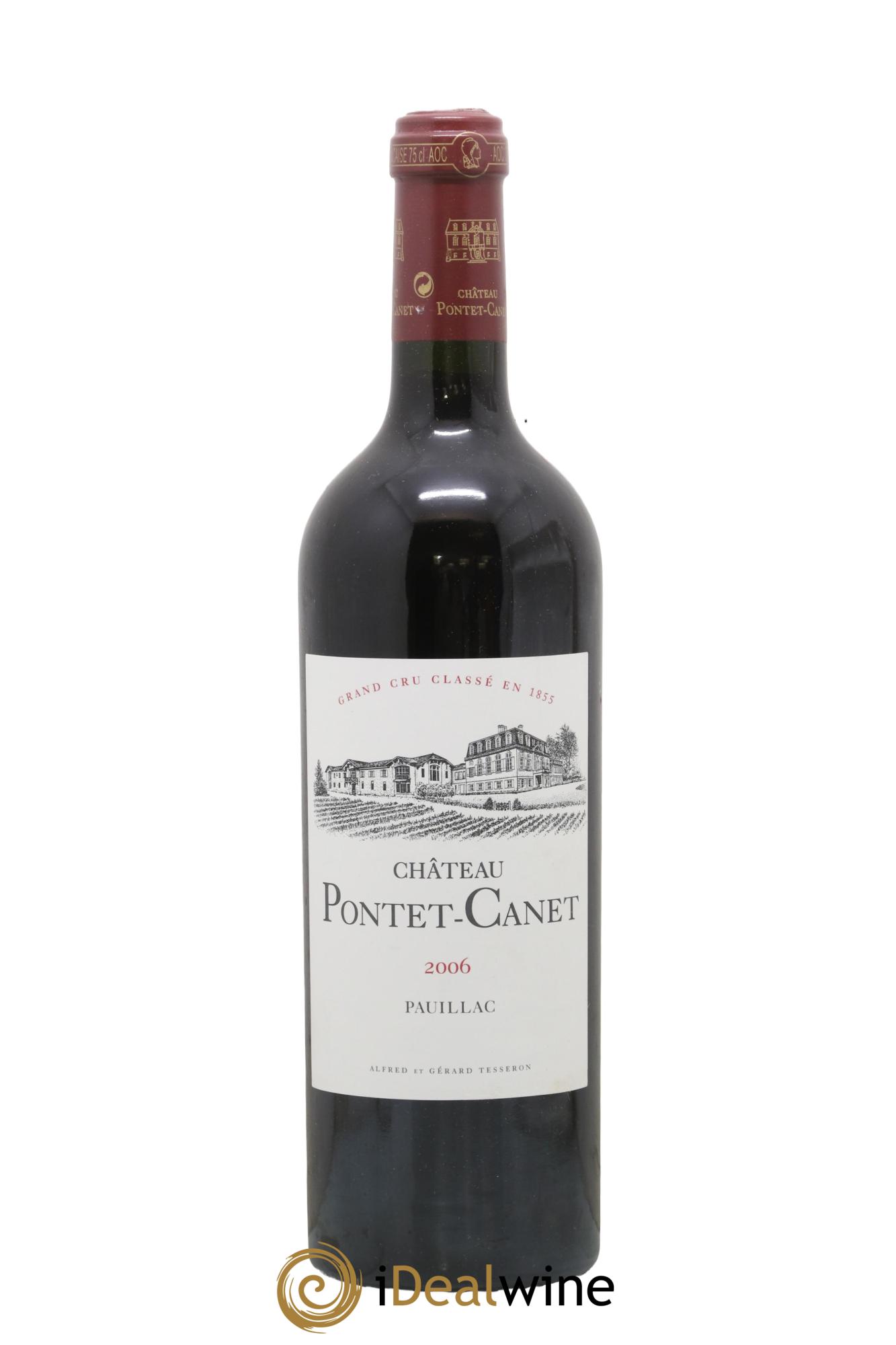 Château Pontet Canet 5ème Grand Cru Classé 2006 - Lot de 1 bouteille - 0