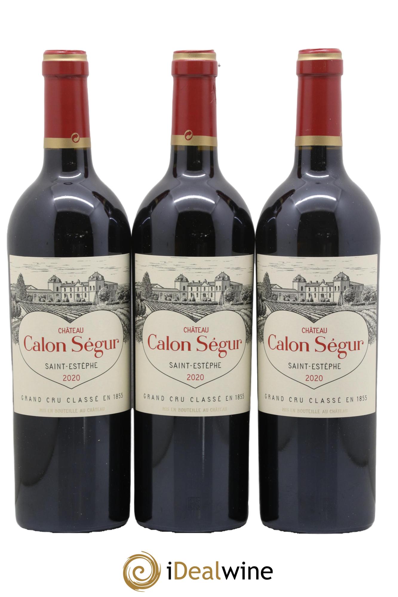Château Calon Ségur 3ème Grand Cru Classé 2020 - Lot de 3 bouteilles - 0