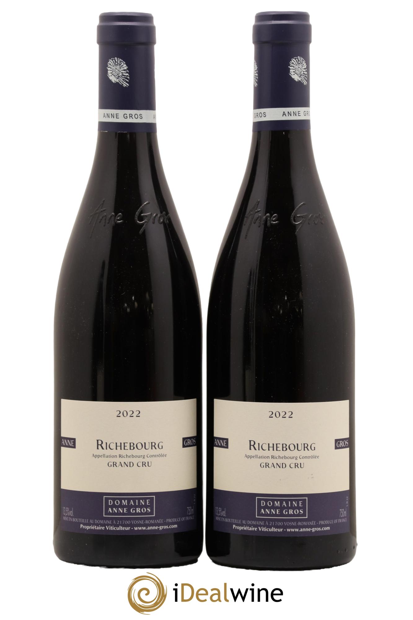 Richebourg Grand Cru Anne Gros 2022 - Posten von 2 Flaschen - 0